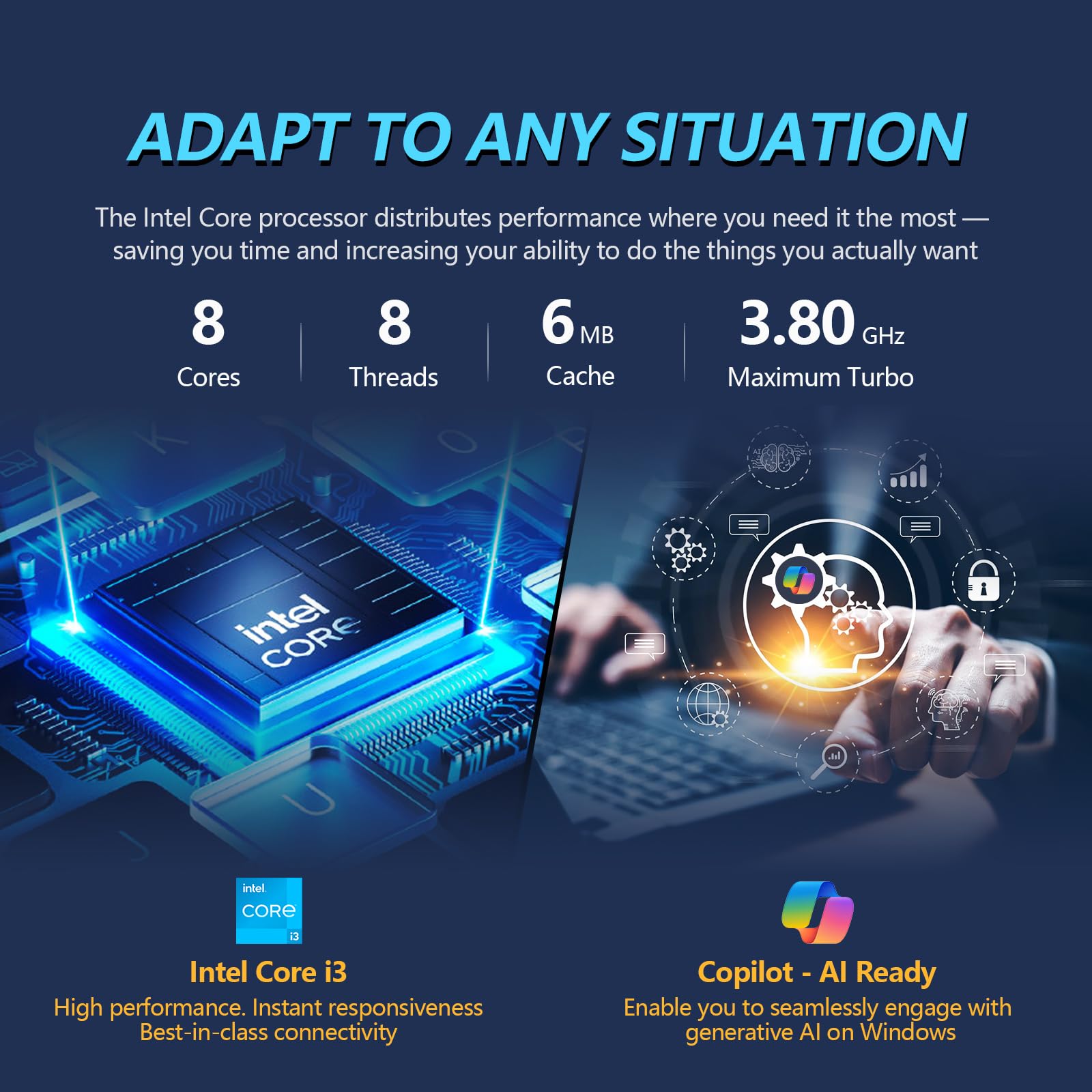 Hp 2025 17 Inch Touchscreen Laptop Computer, 17.3 Hd+ Touch Screen, Intel Core I3 (8-Cores), 8Gb Ram 512Gb Ssd+128Gb Ufs, Window