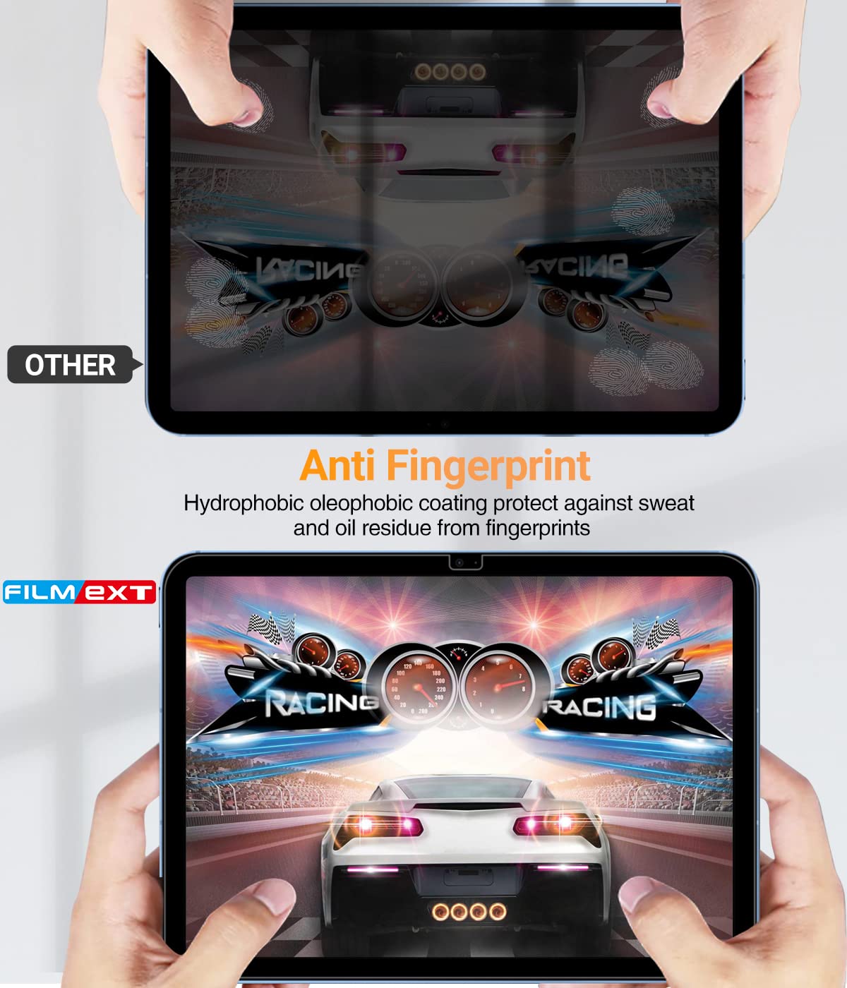 Filmext Ipad Privacy Screen For 10.2 2021 Ipad 9Th Gen/2020 Ipad 8Th Gen/2019 Ipad 7Th Gen,Anti Spy Anti Glare Blue Light Privac