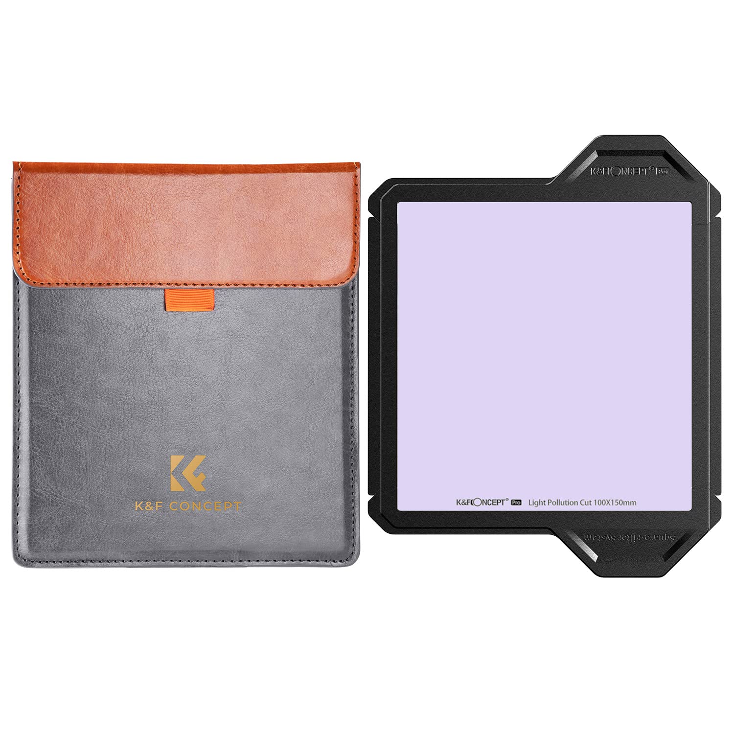 K&F Concept 100 X 100Mm X Pro Square Clear Natural Night Filter, Light Pollution Reduction Filter With Frame For Star/Sky Night
