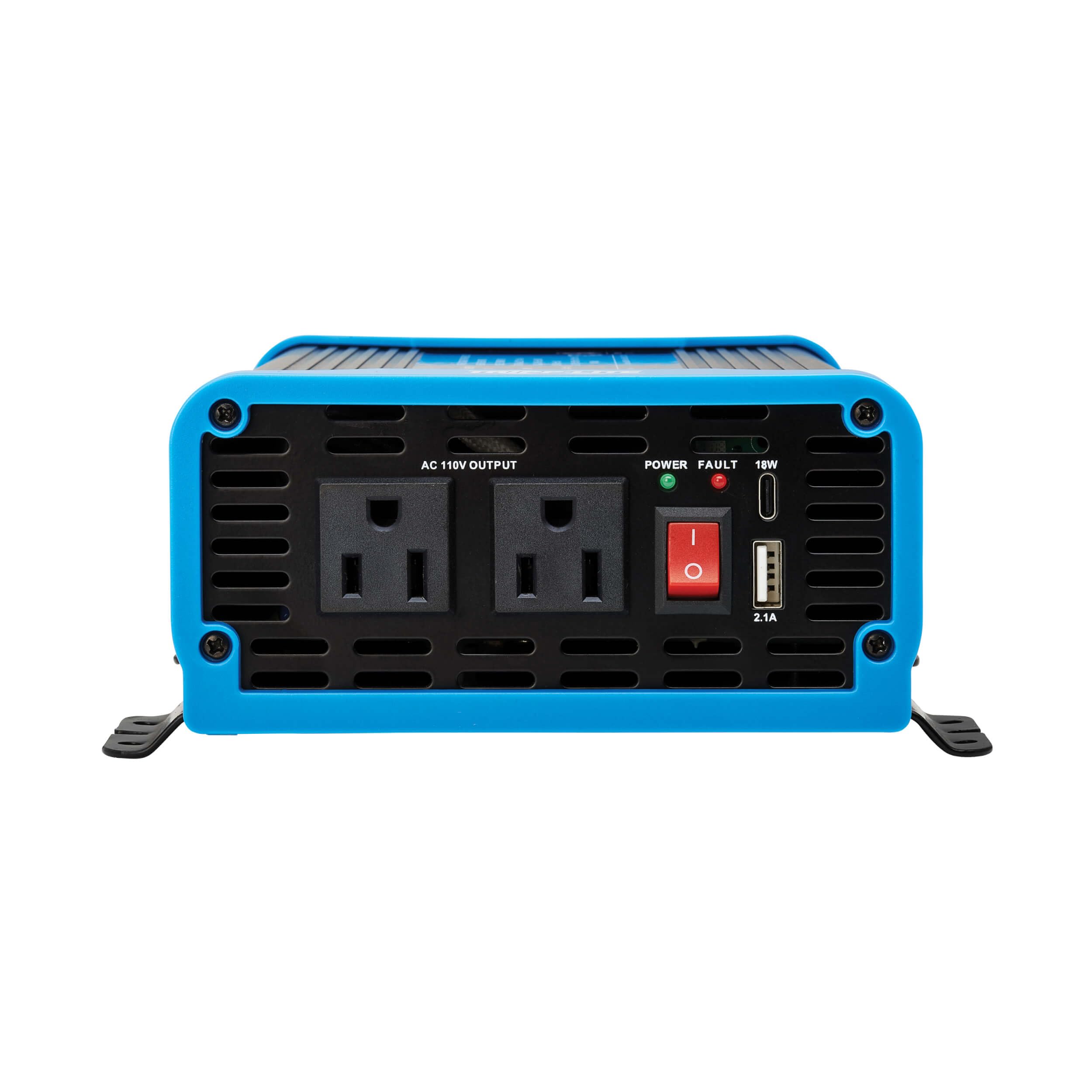 Tripp Lite 600W Compact Pure Sine Wave Power Inverter, 3 Outlets, 1 Usb + 1 Usb-C Charging Ports, Remote Control Via Rj12 Teleph