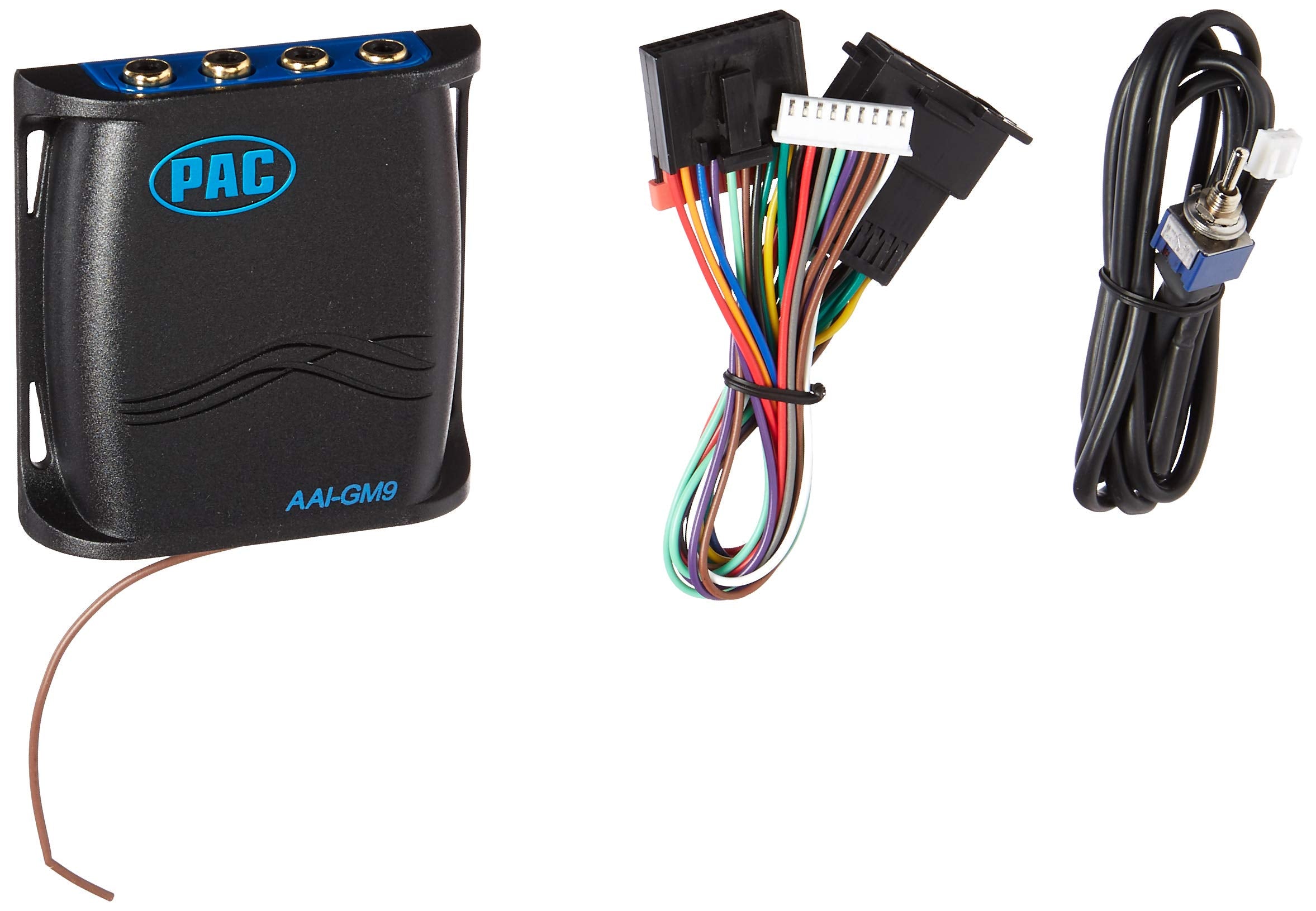 PAC AAI-GM9 Auxiliary Input For GM 9-PIN , BLACK