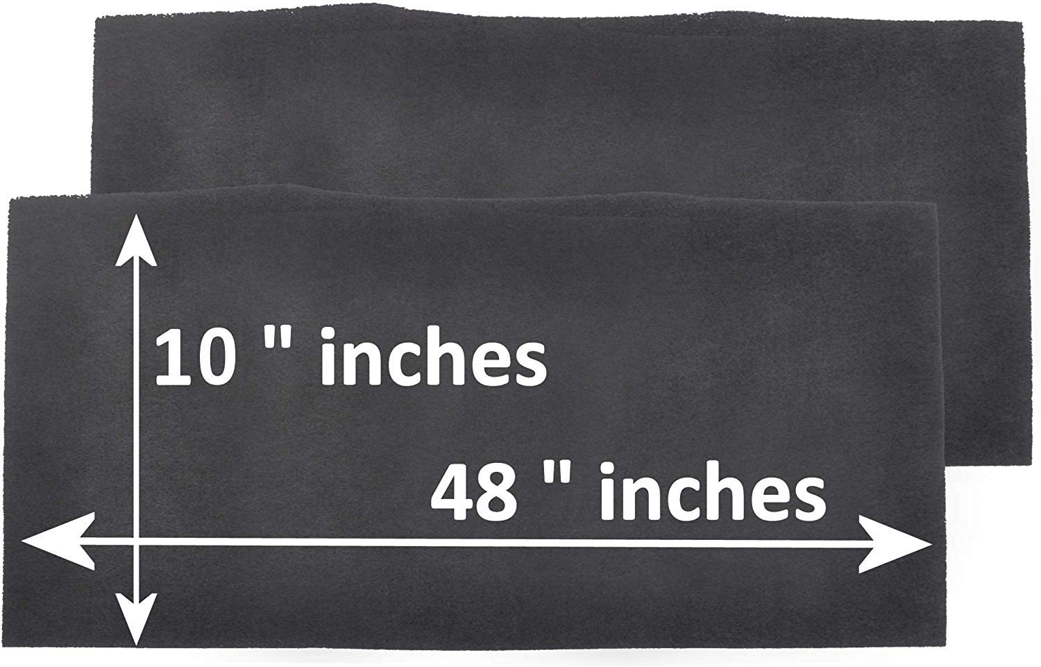 Breathe Naturally Universal 10X48 Cut To Fit Activated Carbon Filter (6 Pack) Charcoal Air Filter Sheet For Air Purifiers