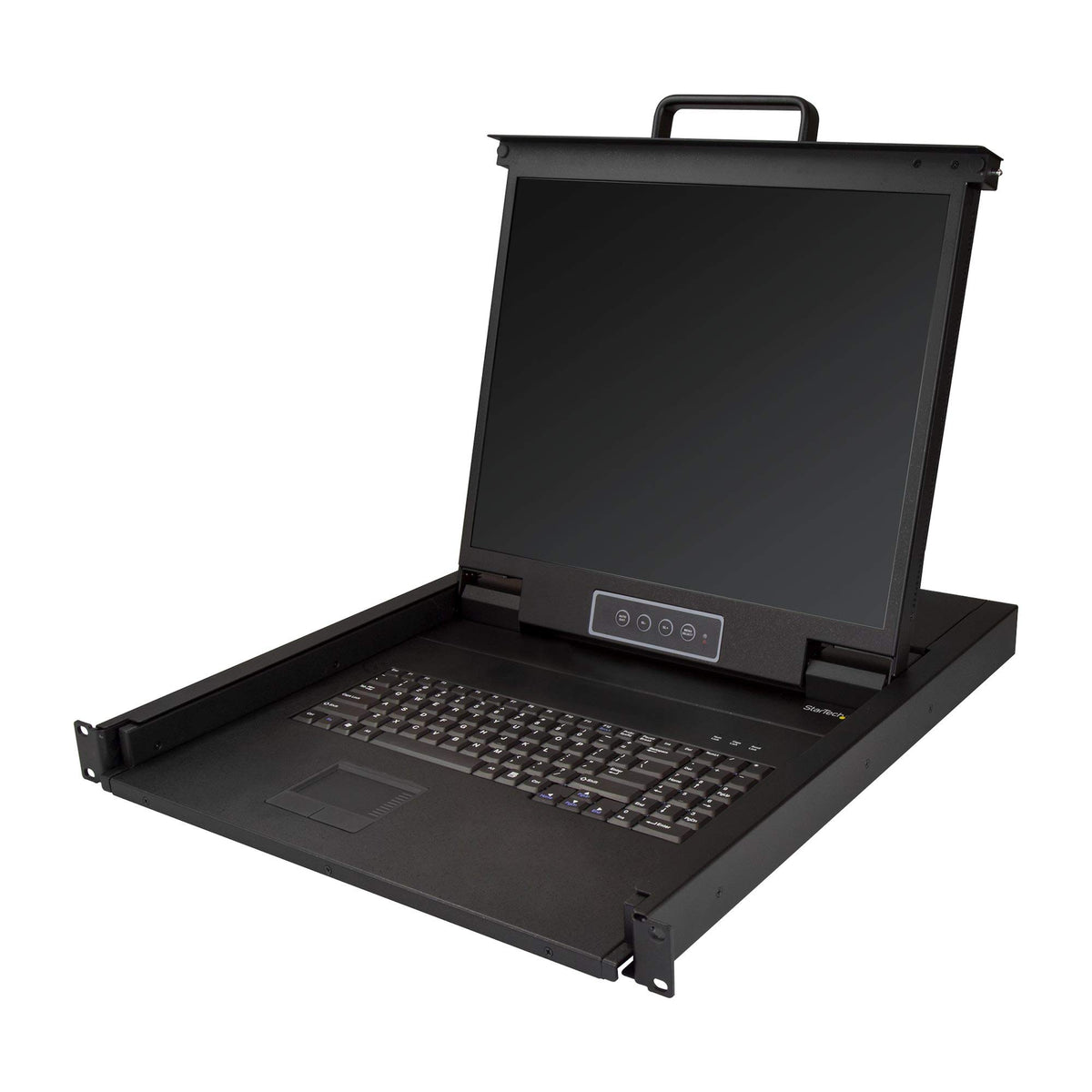 Startech.Com Rackmount Kvm Console   1U 19'' Lcd Monitor Single Port Vga Kvm Server Rack Drawer Includes Cables & Hardware   Usb