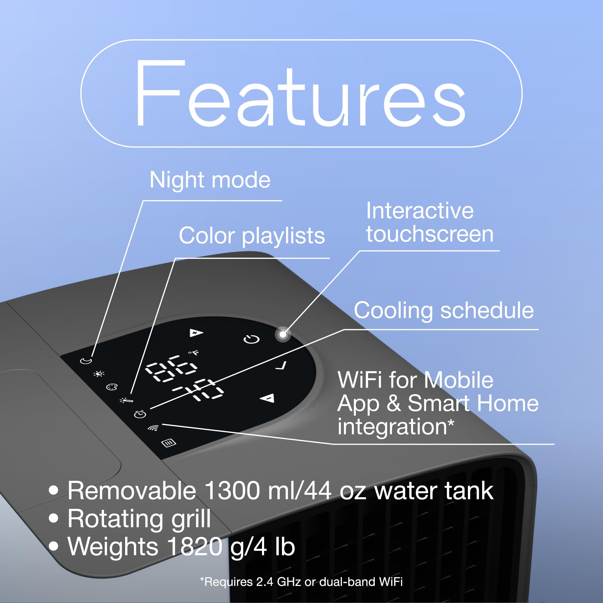 Cooling Fan For Desk And Camping   Portable Air Conditioners   Small Ice Fan For Tent   Mini Swamp Cooler   Evaporative Air Cool