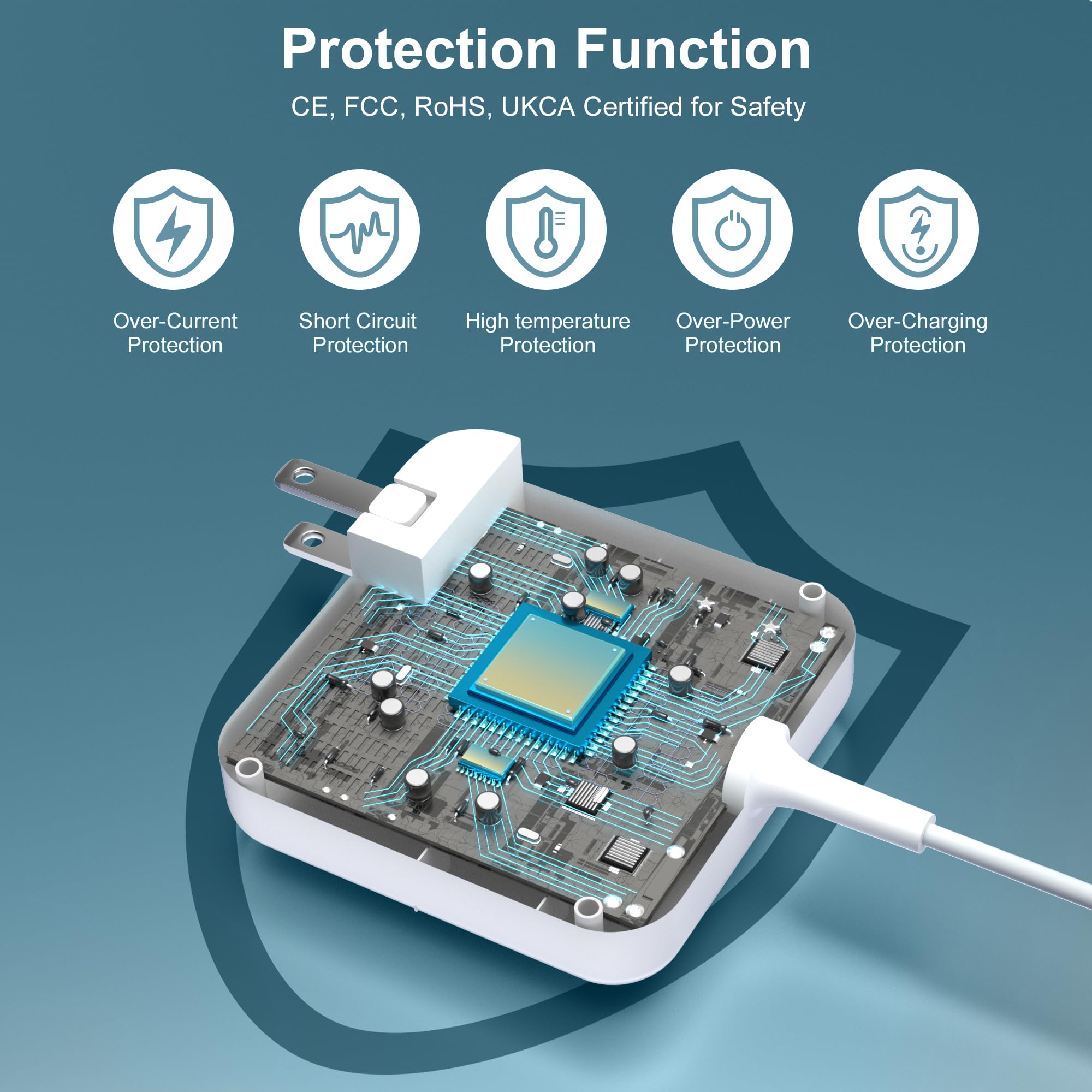 Mac Book Air Charger Replacement, Replacement For Mac Book Air 45W T Tip Shape Connector Power Adapter, Laptop Charger For Mac B