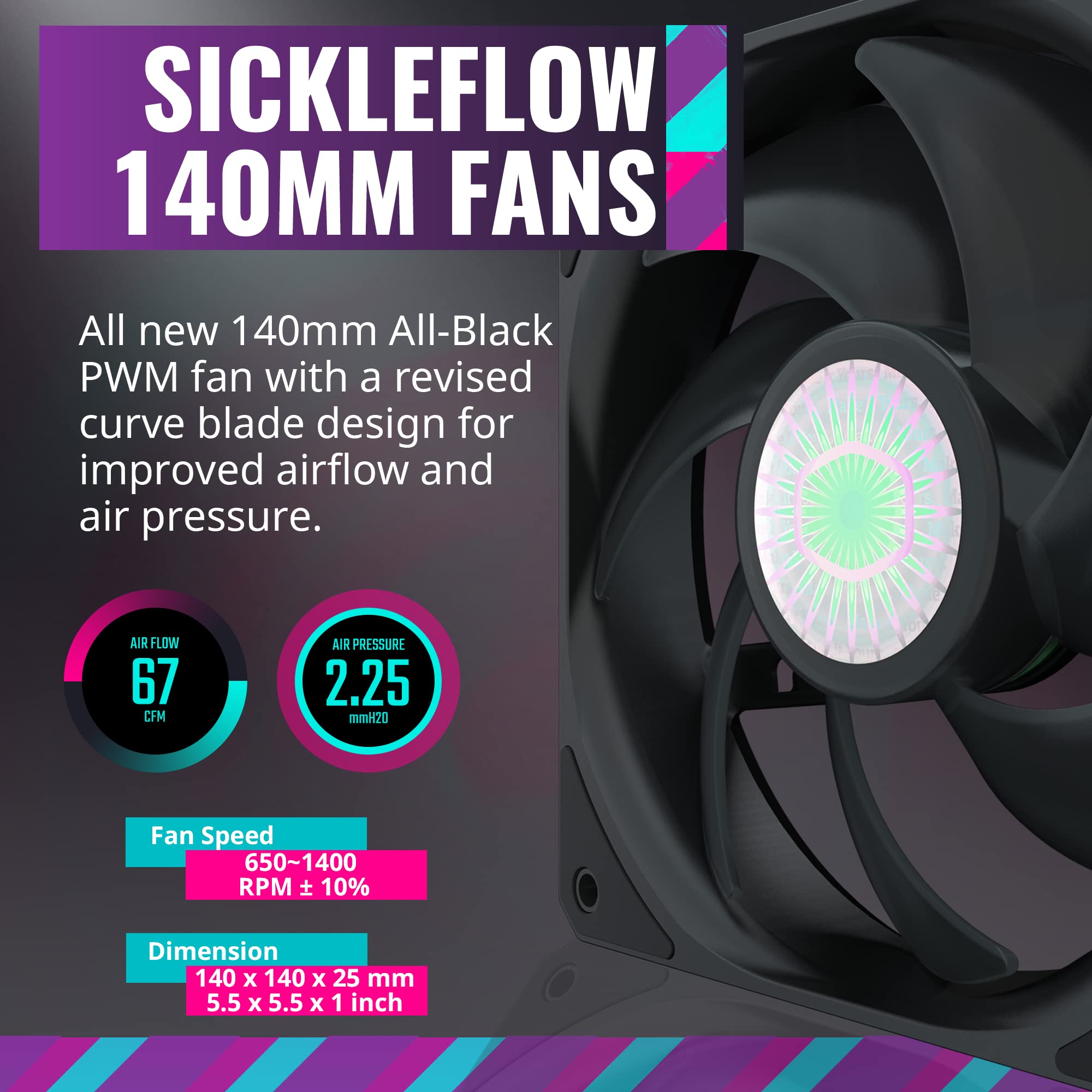 Cooler Master Masterliquid Ml280 Mirror Close-Loop Aio Cpu Liquid Cooler, Argb Mirror Pump, Dual Chamber Pump, Sickleflow 140 Pw