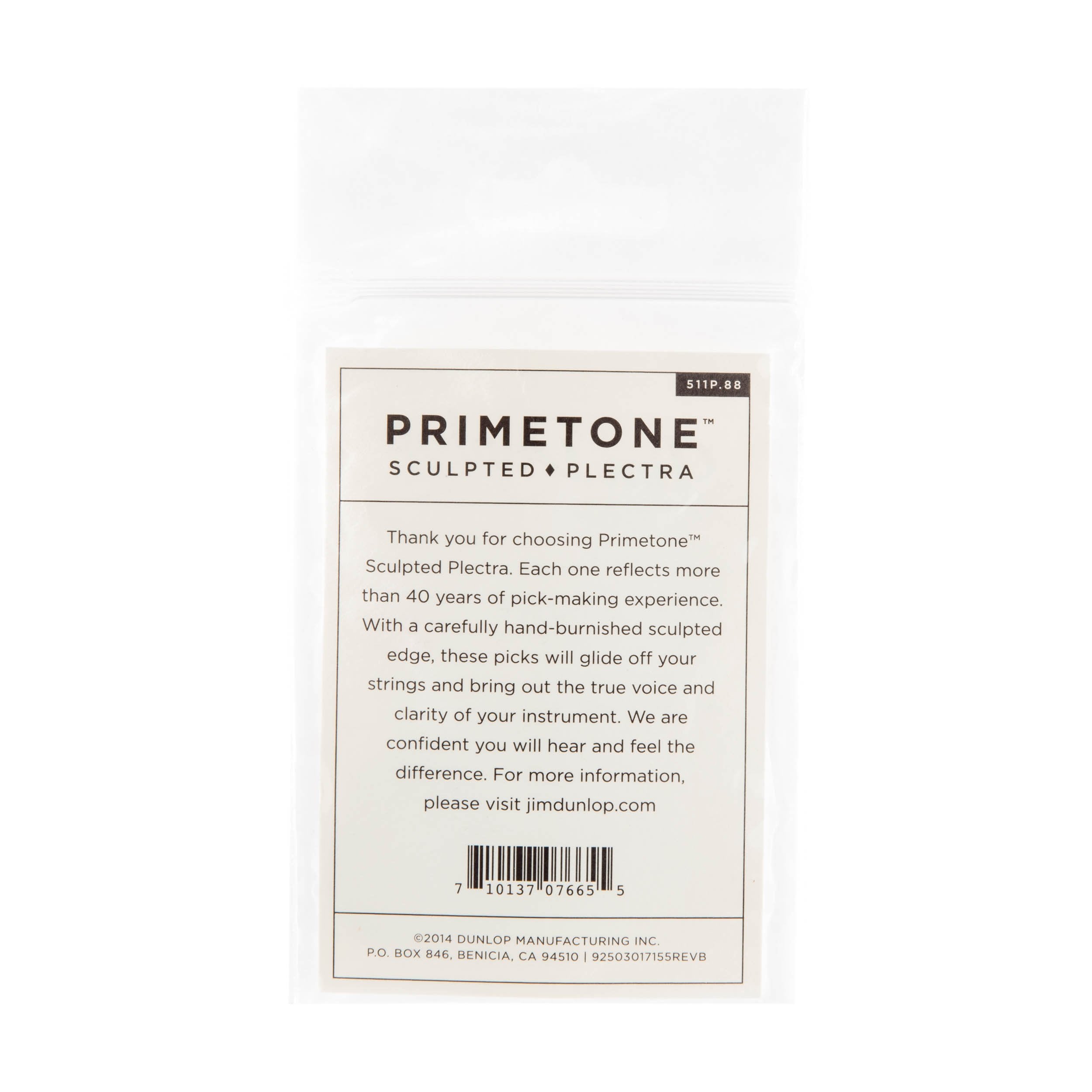 Jim Dunlop Primetone Standard Smooth .88Mm Guitar Picks - 3 Pack