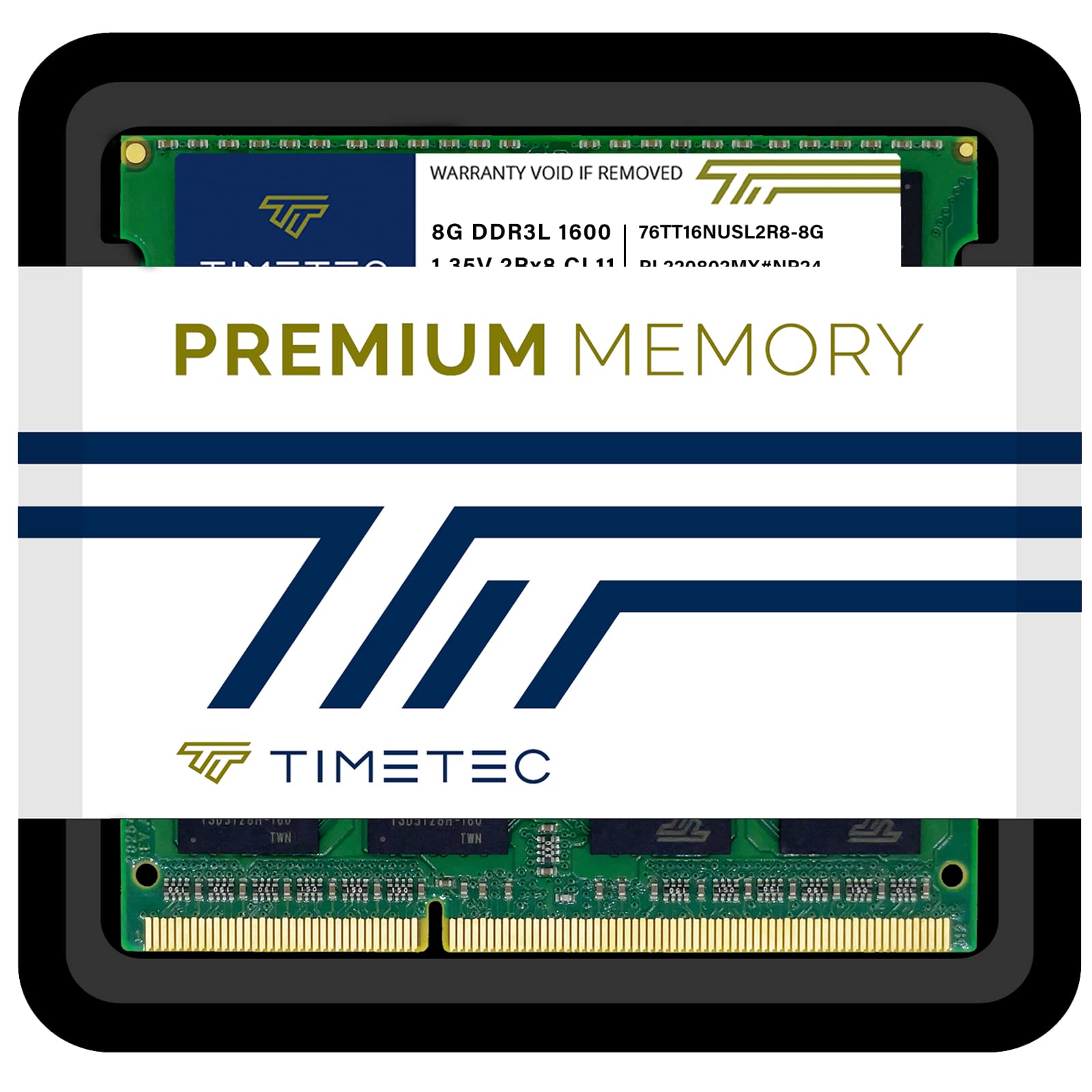 Timetec 16Gb Kit(2X8Gb) Compatible For Synology Nas Diskstation/Rackstation Ddr3/Ddr3L 1600Mhz Pc3L 12800 1.35V Non Ecc Unbuffer