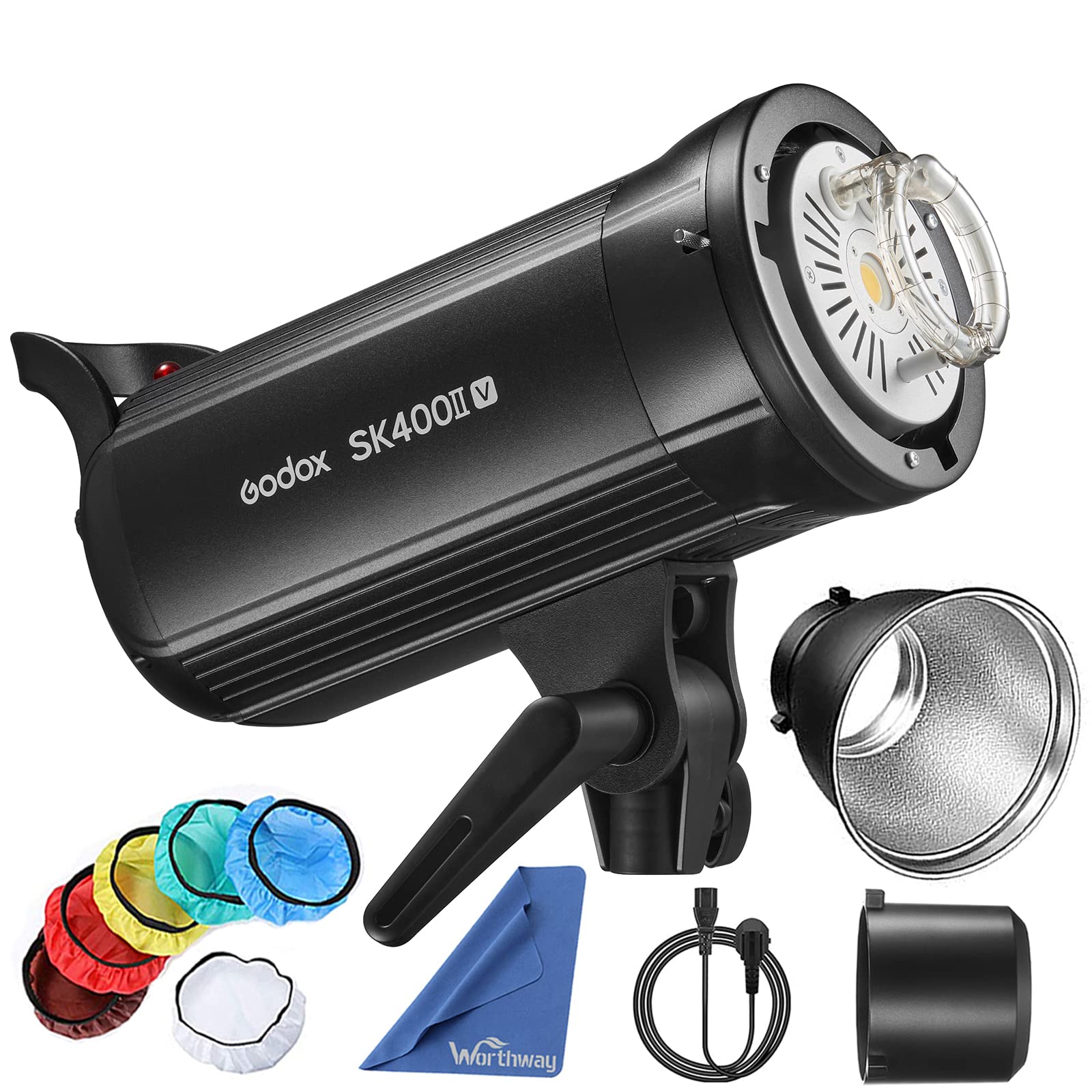 Godox Sk400Ii V Sk400Iiv 400W Studio Strobe Flash   With Standard Reflector, Bowens Mount Led Modeling Lamp For Studio,Commerce