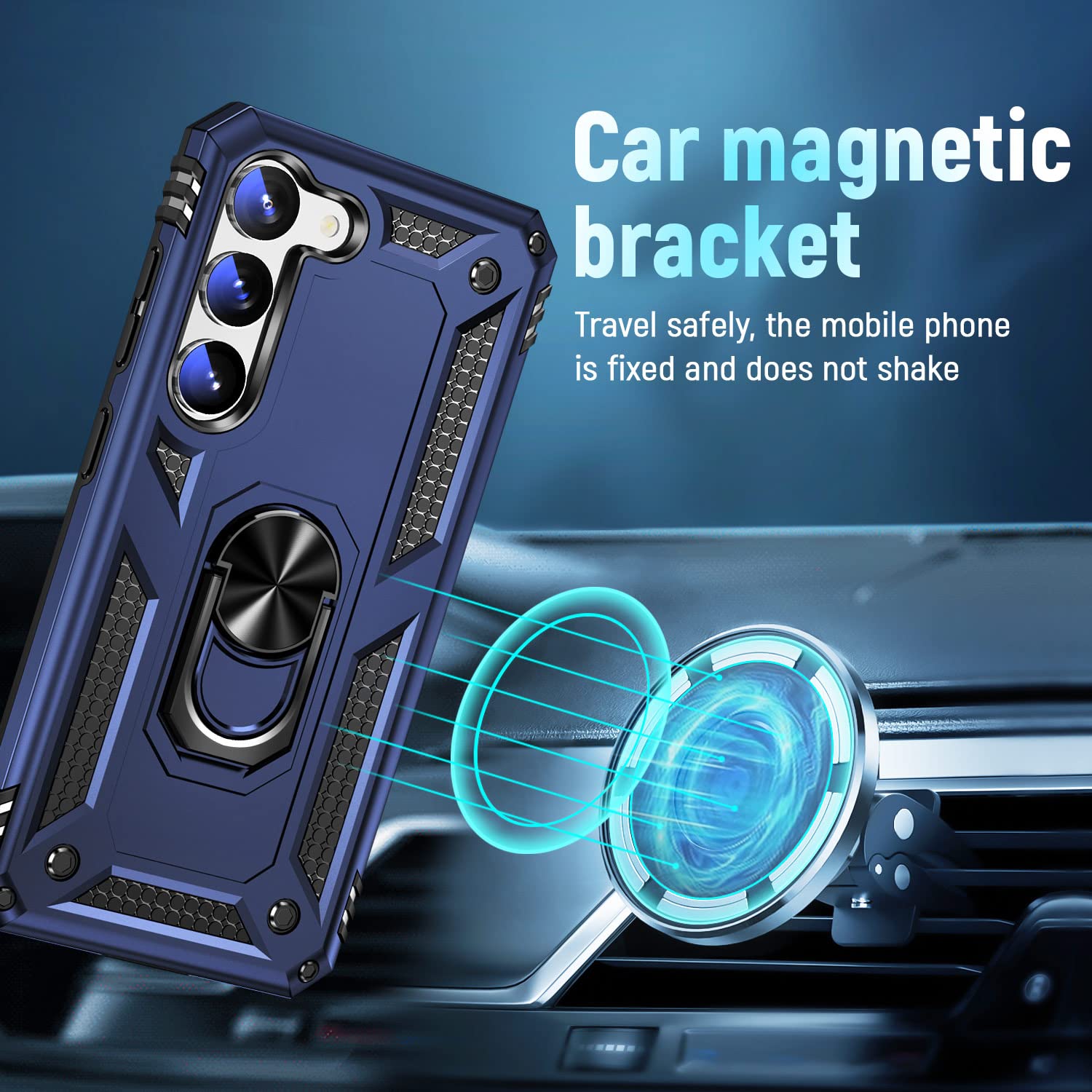 Zoeii S23 Case,S23 5G Case,[Military Grade Anti Drop] Galaxy S23 Case, Flexible Bumper Shockproof Phone,Case For Samsung S23 Cas