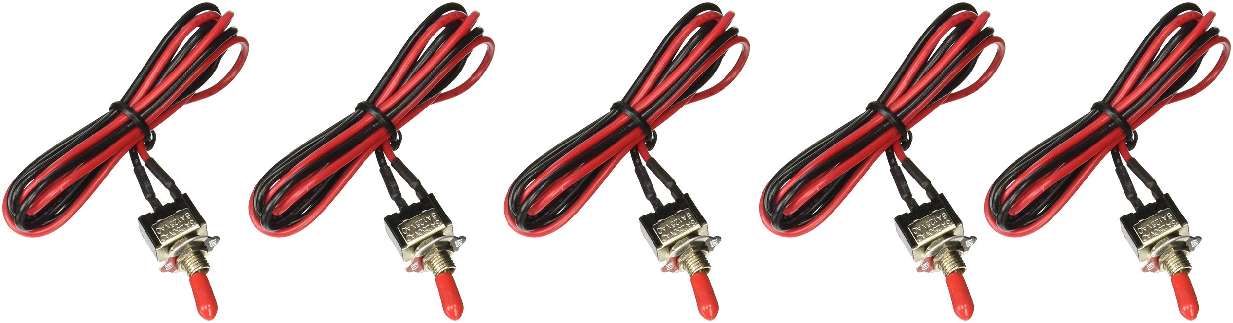 Install Bay Toggle Switch Mini With 20 Inch Leads On And Off 5 Bag  Ibmts