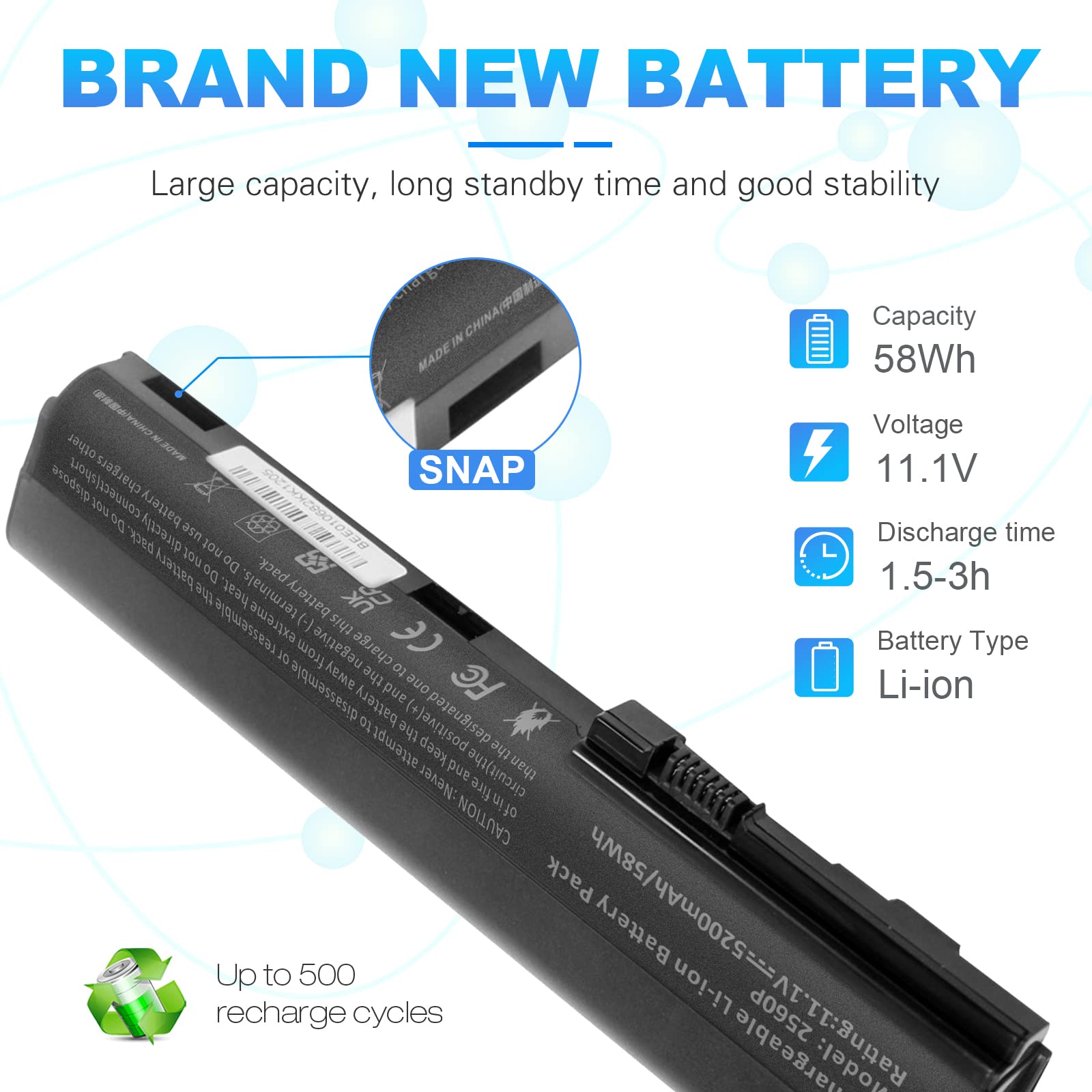 Futurebatt New 5200Mah Laptop Battery For Hp Elitebook 2560P 2570P Sx03 Sx06 632423 001 Hstnn Db2K
