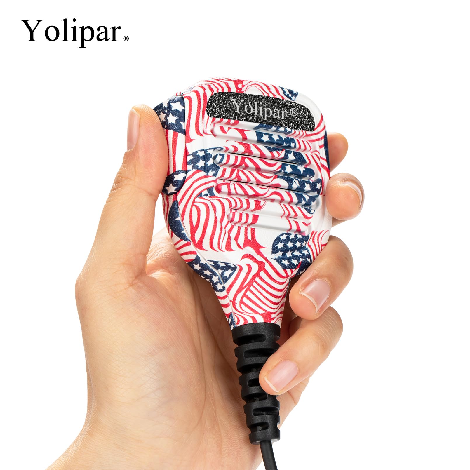 Yolipar Radio Shoulder Speaker Mic Handheld Microphone With 3.5Mm Audio Jack Compatible With Bf F8Hp Bf F9 Uv 82 Uv 82Hp Uv 82C