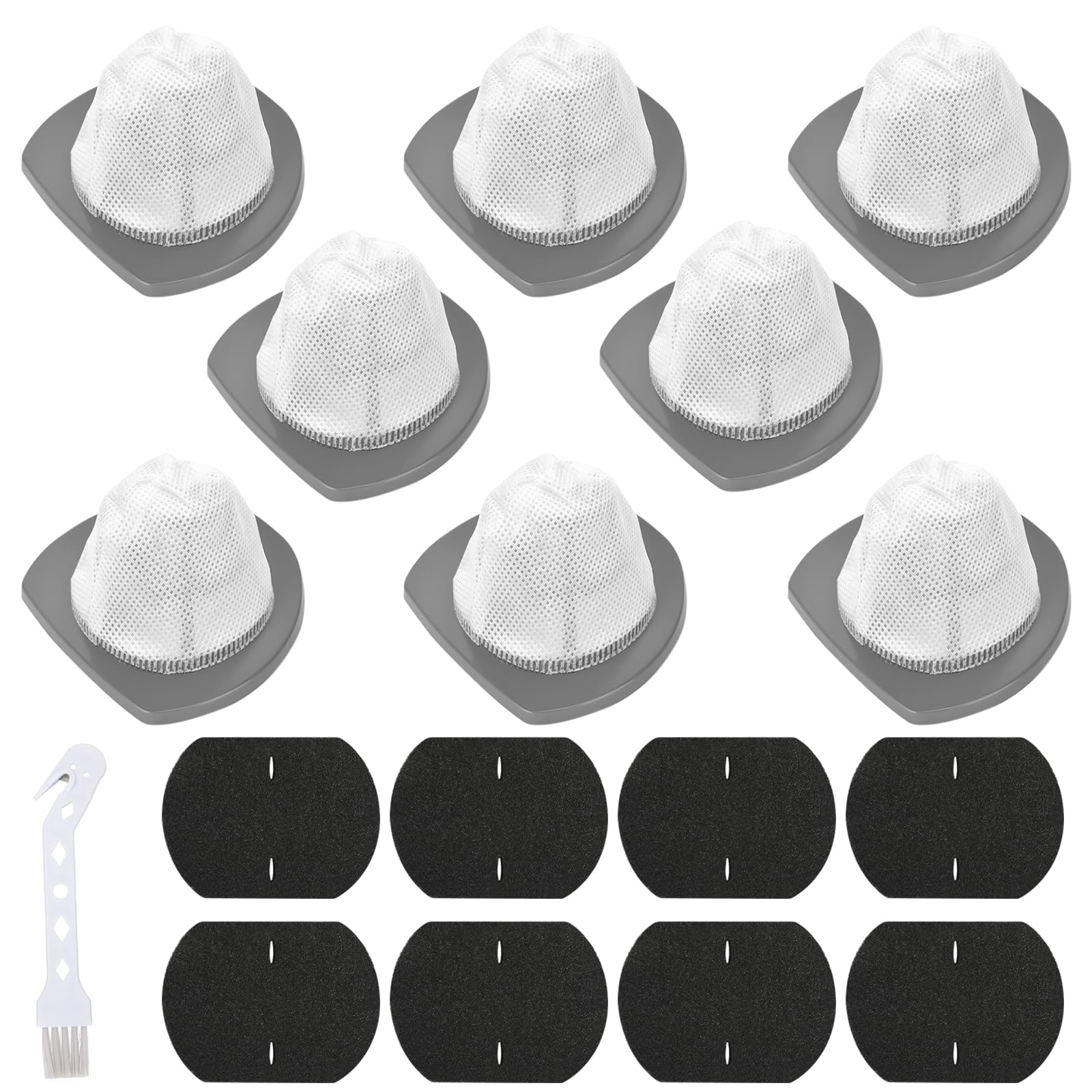 8 Pack 2033 Replacement Filter Compatible With Bissell Featherweight Stick Lightweight Bagless Vacuum Cleaner 20331, 20333, 2033