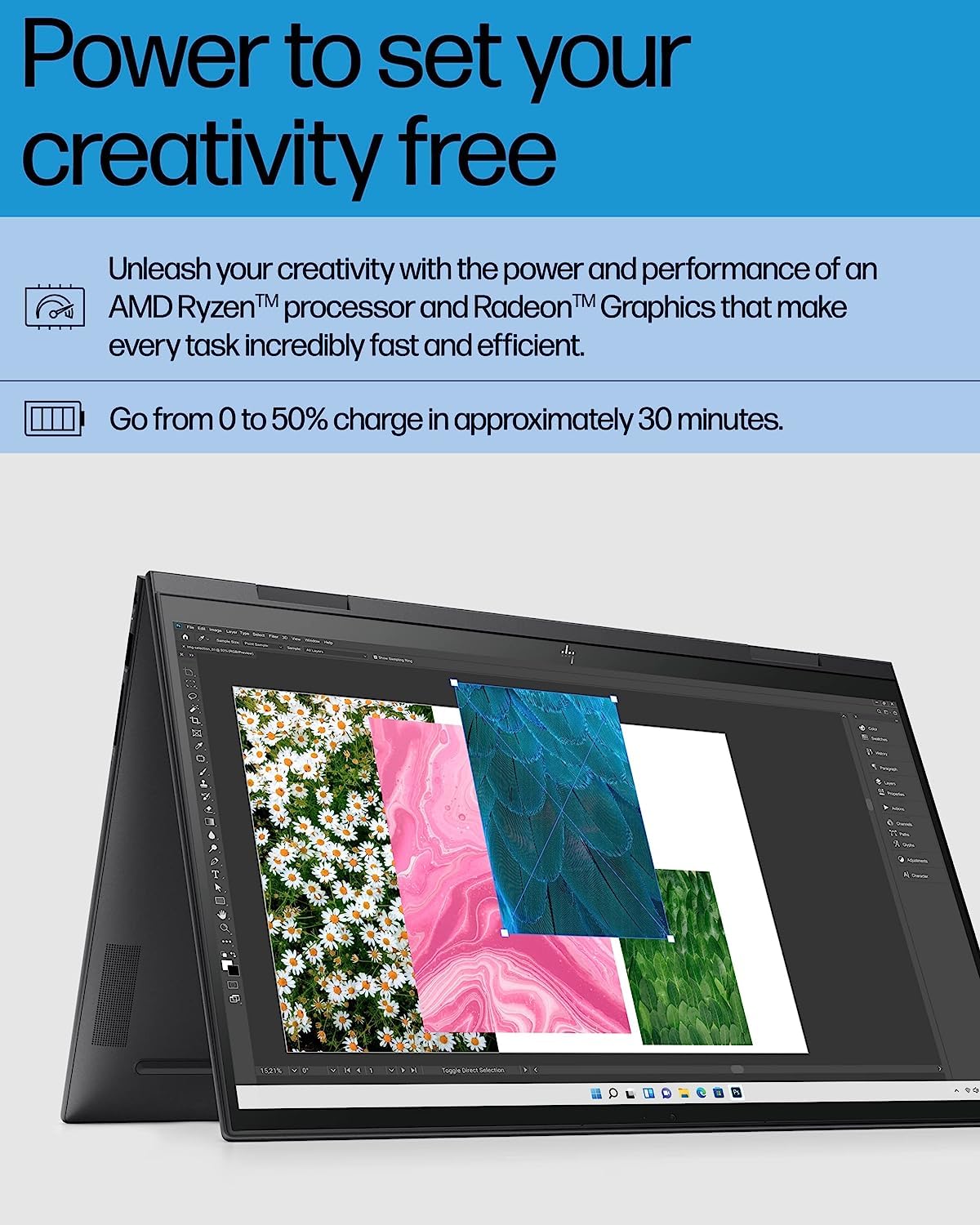 Hp 2023 Newest Envy X360 Convertible 2 In 1 Laptop, 15.6'' Fhd Touchscreen Display, Amd Ryzen 7 5825U(Beats I7 12650H), 16Gb Ram