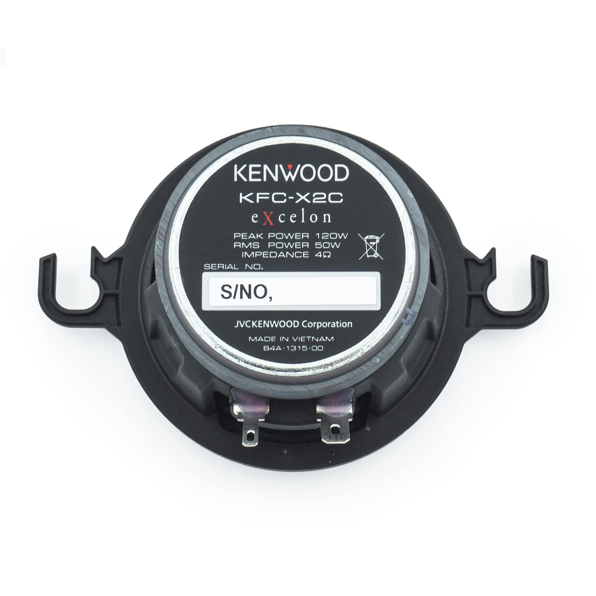 Kenwood Excelon Kfc X2C 2.5 Inch Mid Range Factory Replacement Car Speakers, 120 Watts Max Power (Pair)