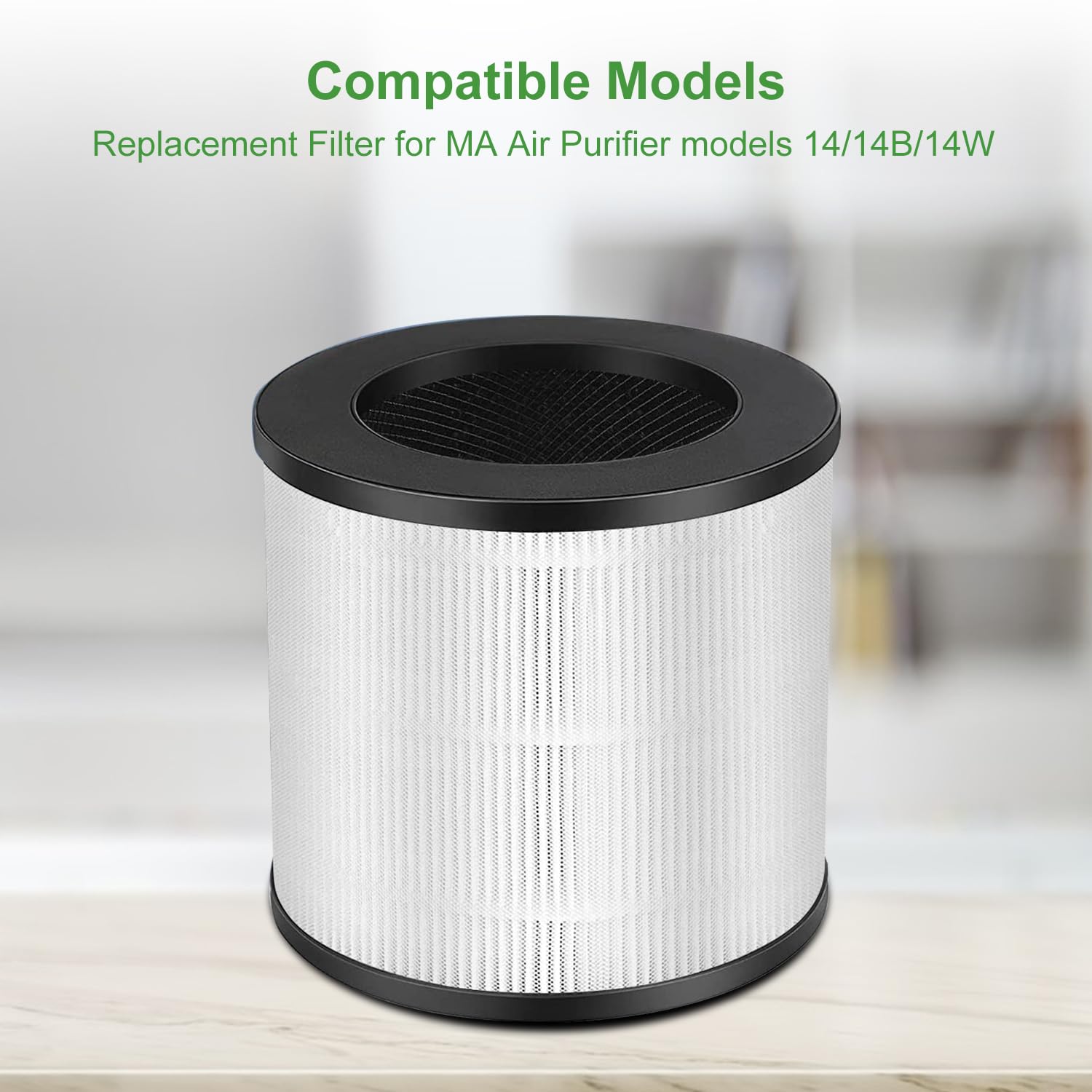 Nxbhg Replacement Filter For Ma Air Puri Fier Models 14/14B/14W, 3 In 1 Filter Contains Pre Filter And Activated Carbon Filter,