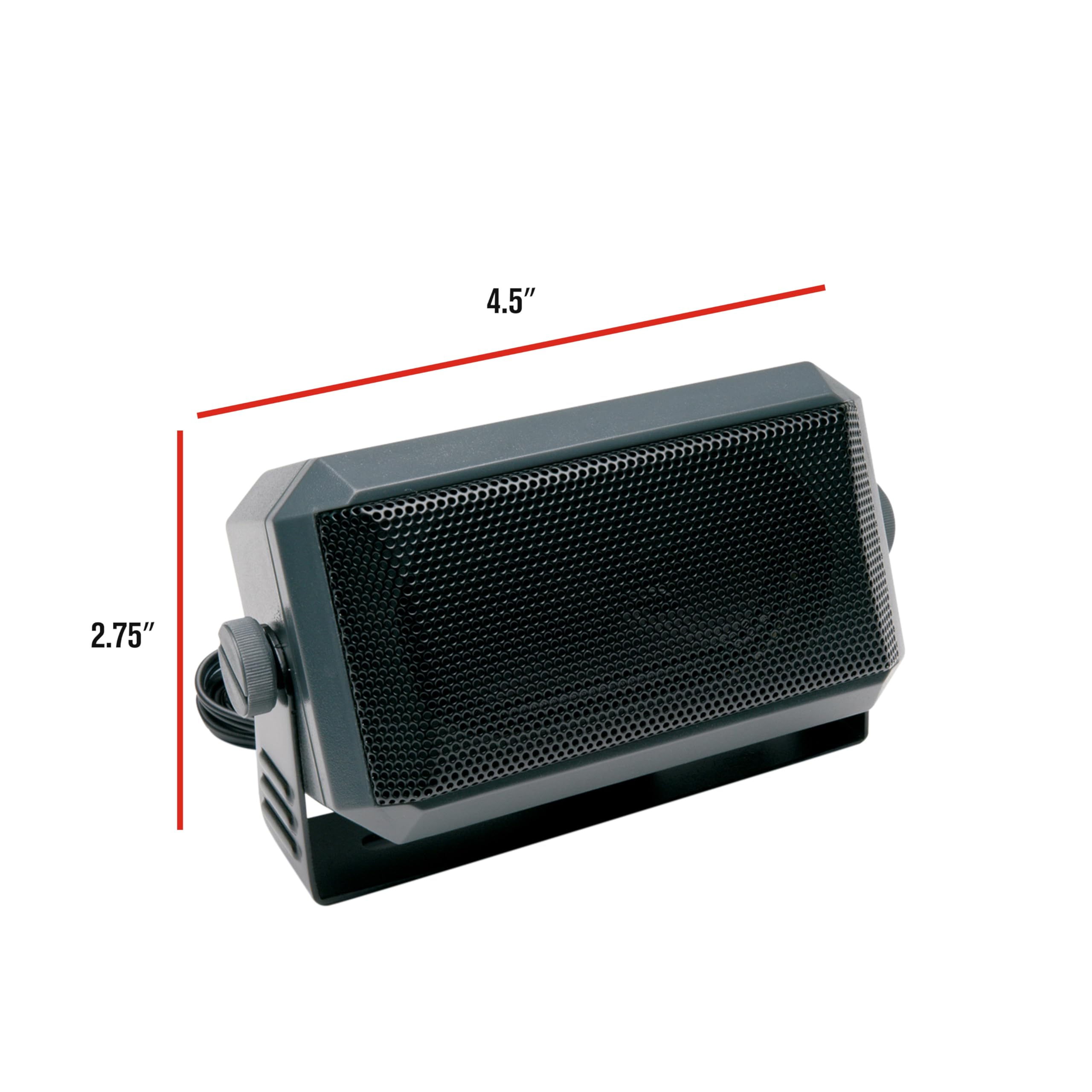 Roadpro Rpsp-15 Universal Cb Extension Speaker With Swivel Bracket, 2-3/4 X 4-1/2