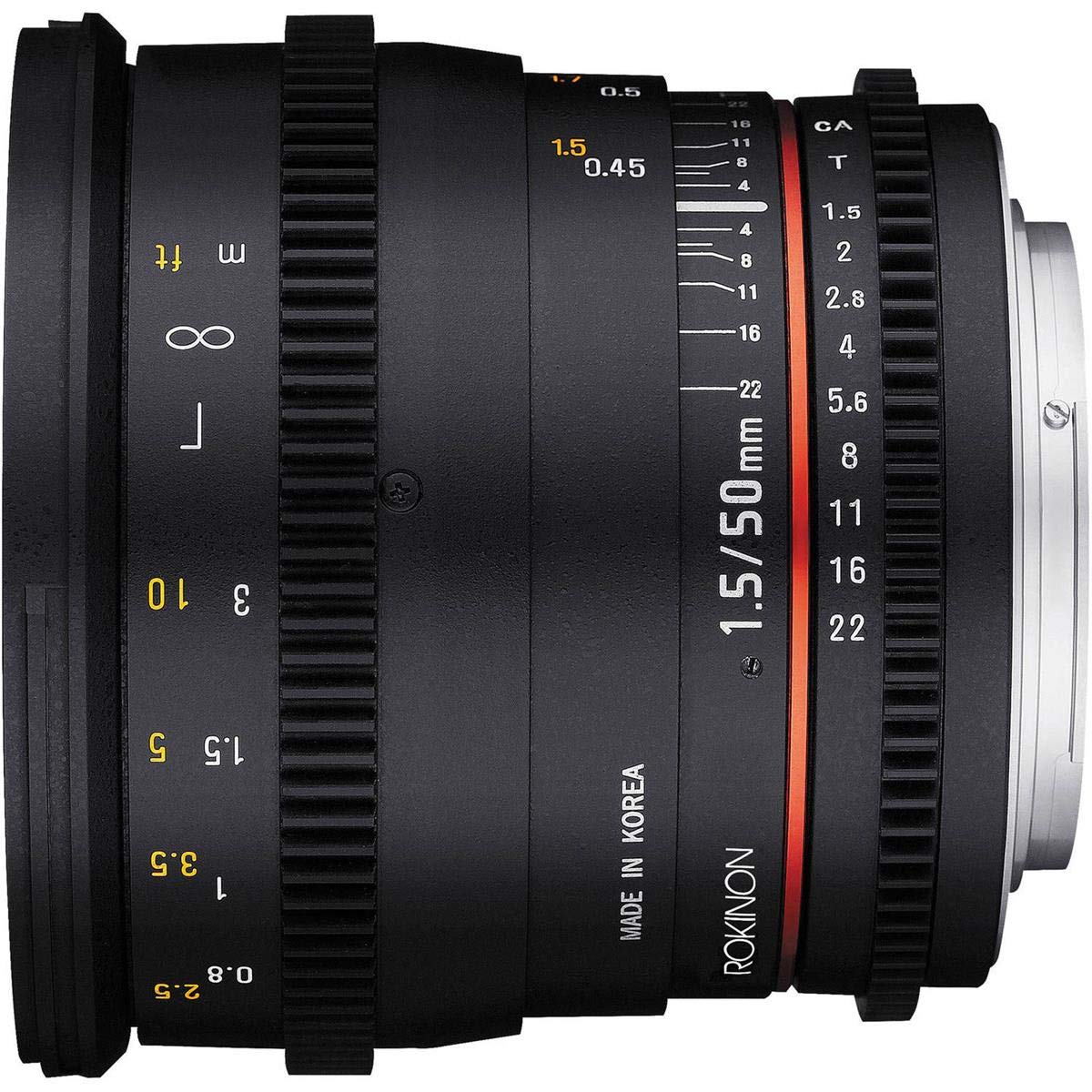 Rokinon 50Mm T1.5 Cine Ds Lens For Nikon