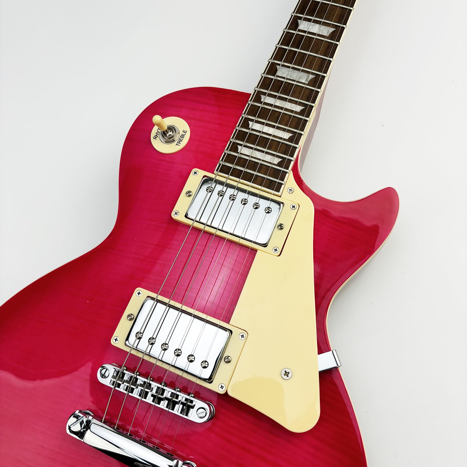 Ovsal 2 Pcs Brass Humbucker Guitar Pickup Covers Neck Bridge Pickup Covers 50Mm/52Mm Pole Spcing Guitar Pickup Covers Electric G