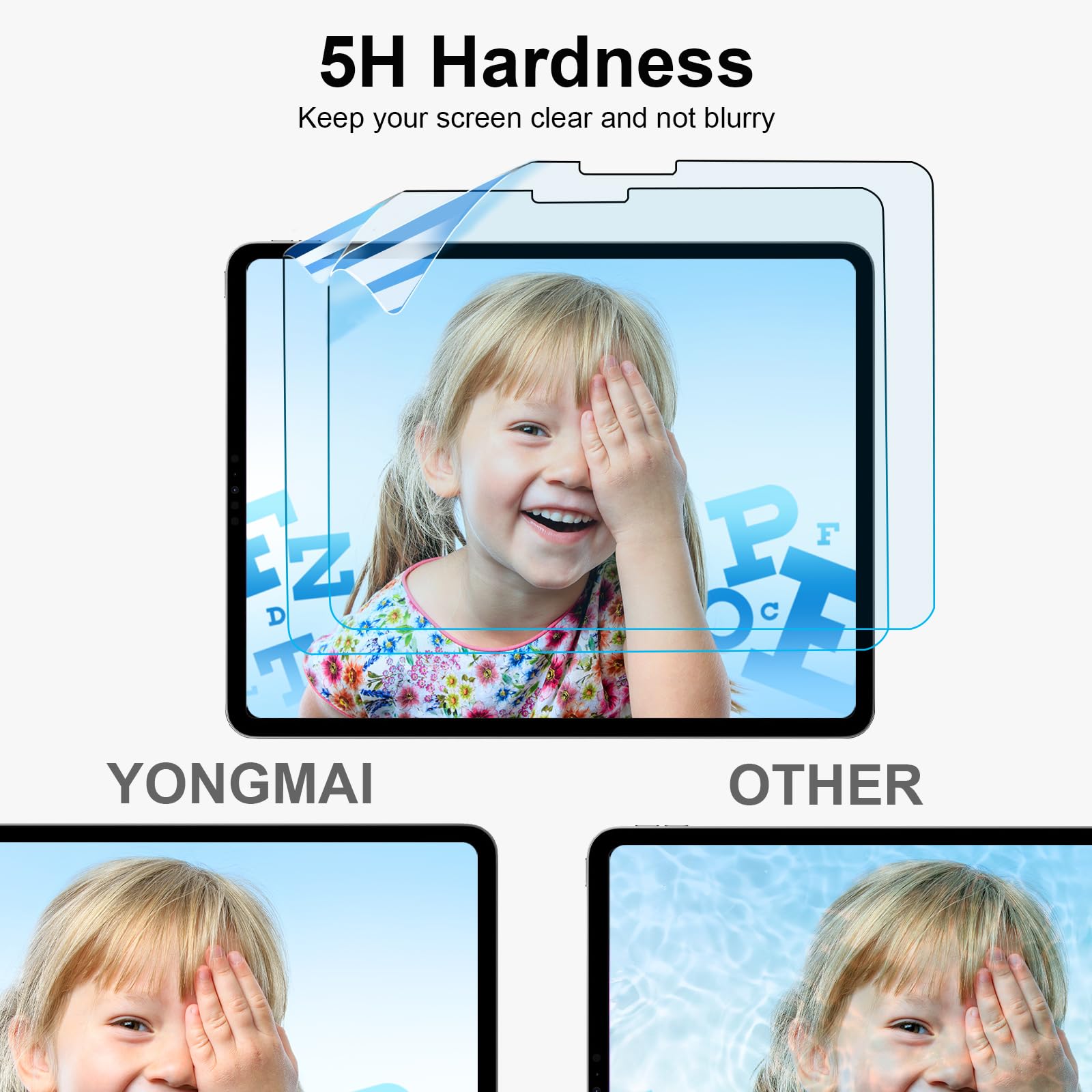 2 Pack   Blue Light Blocking Screen Protector Compatible With Ipad Pro 13 Inch 2024 6Th Generation M4, Anti Blue Light Anti Glar