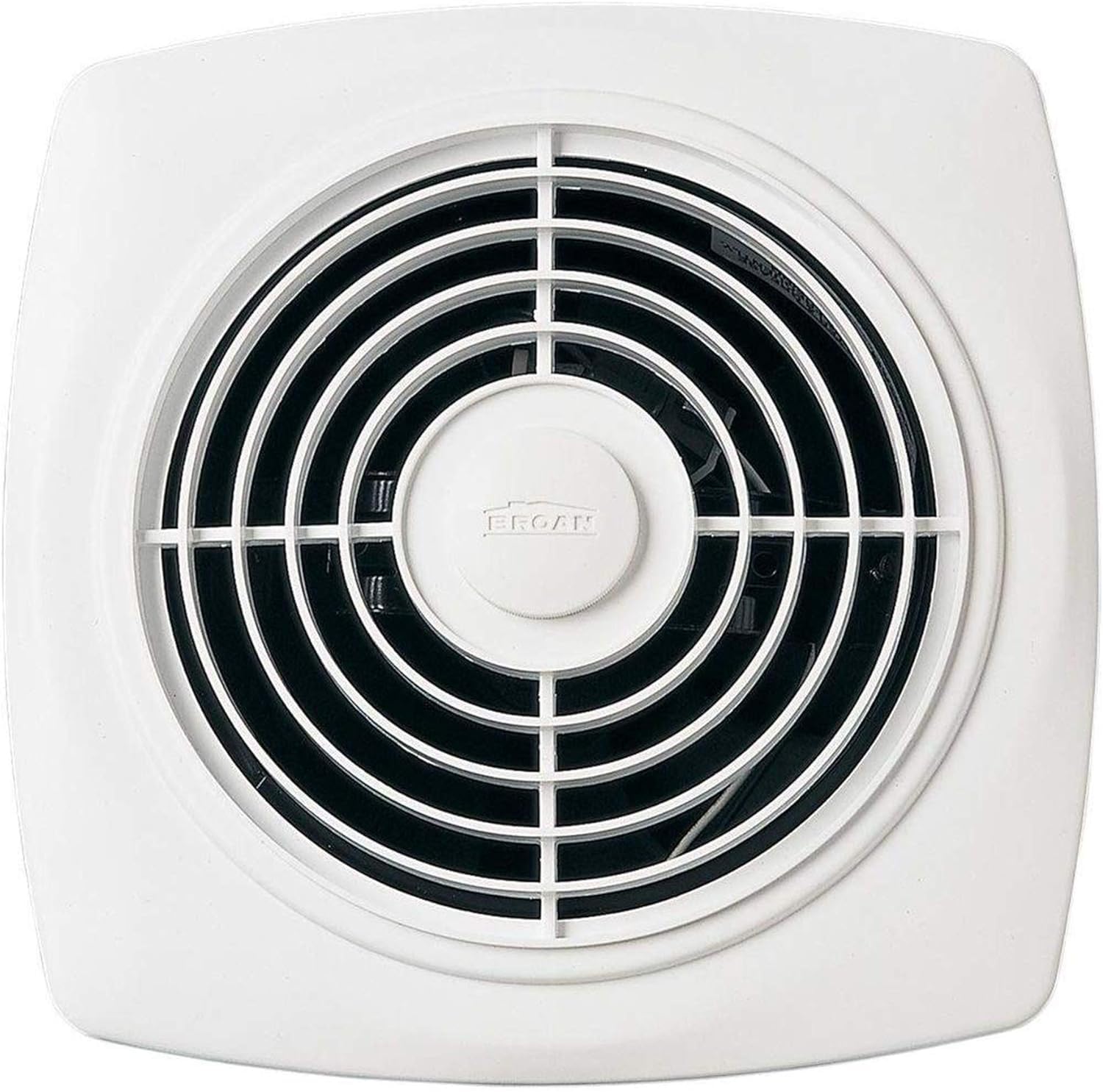 Broan Nutone 509 Through The Wall Ventilation Fan White Cover, 200 Cfm, 8.5 Sones, 8''