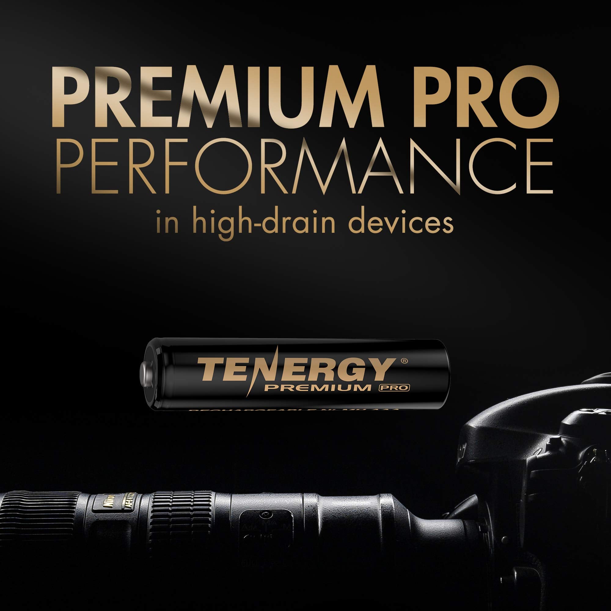 Tenergy Premium Pro Rechargeable Aaa Batteries, High Capacity 1100Mah Nimh Aaa Battery, 8 Pack Rechargeable Batteries