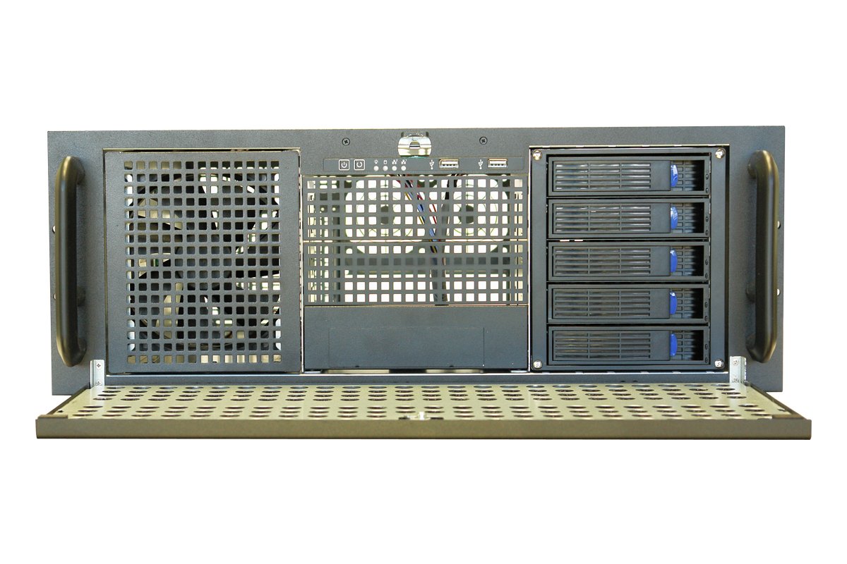 Norco Rpc 450Fh 4U Server Rackmount Chassis With 5 Hot Swappable Drive Bays