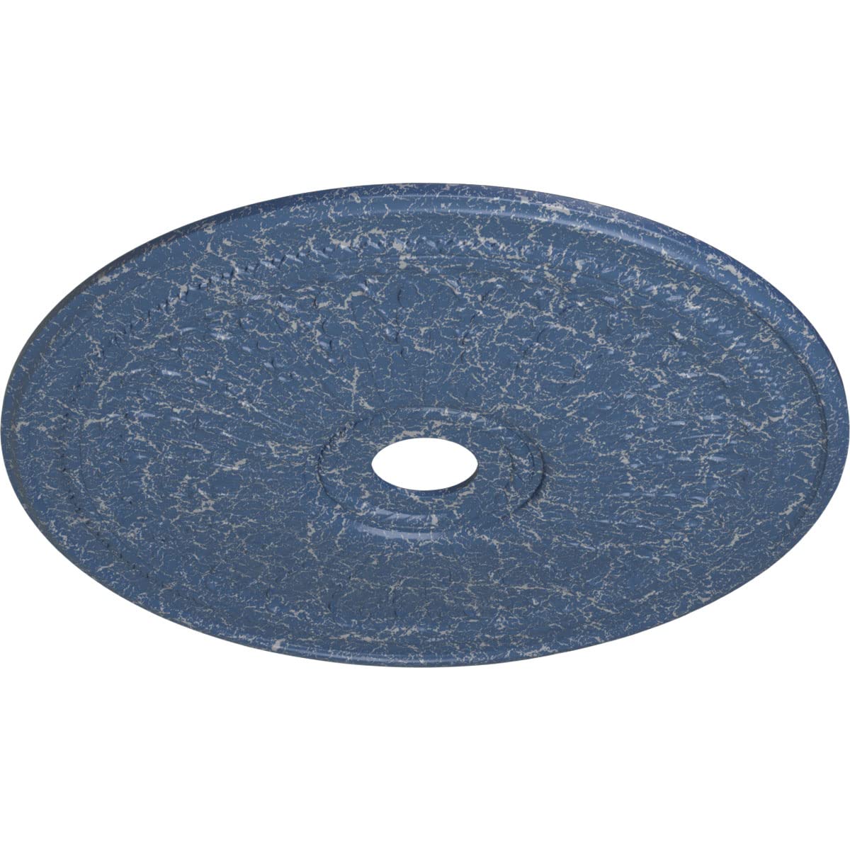 Ekena Millwork Cm29Oaamc Oakleaf Ceiling Medallion, 29 1/8''Od X 3 5/8''Id X 1''P, Hand Painted Americana Crackle