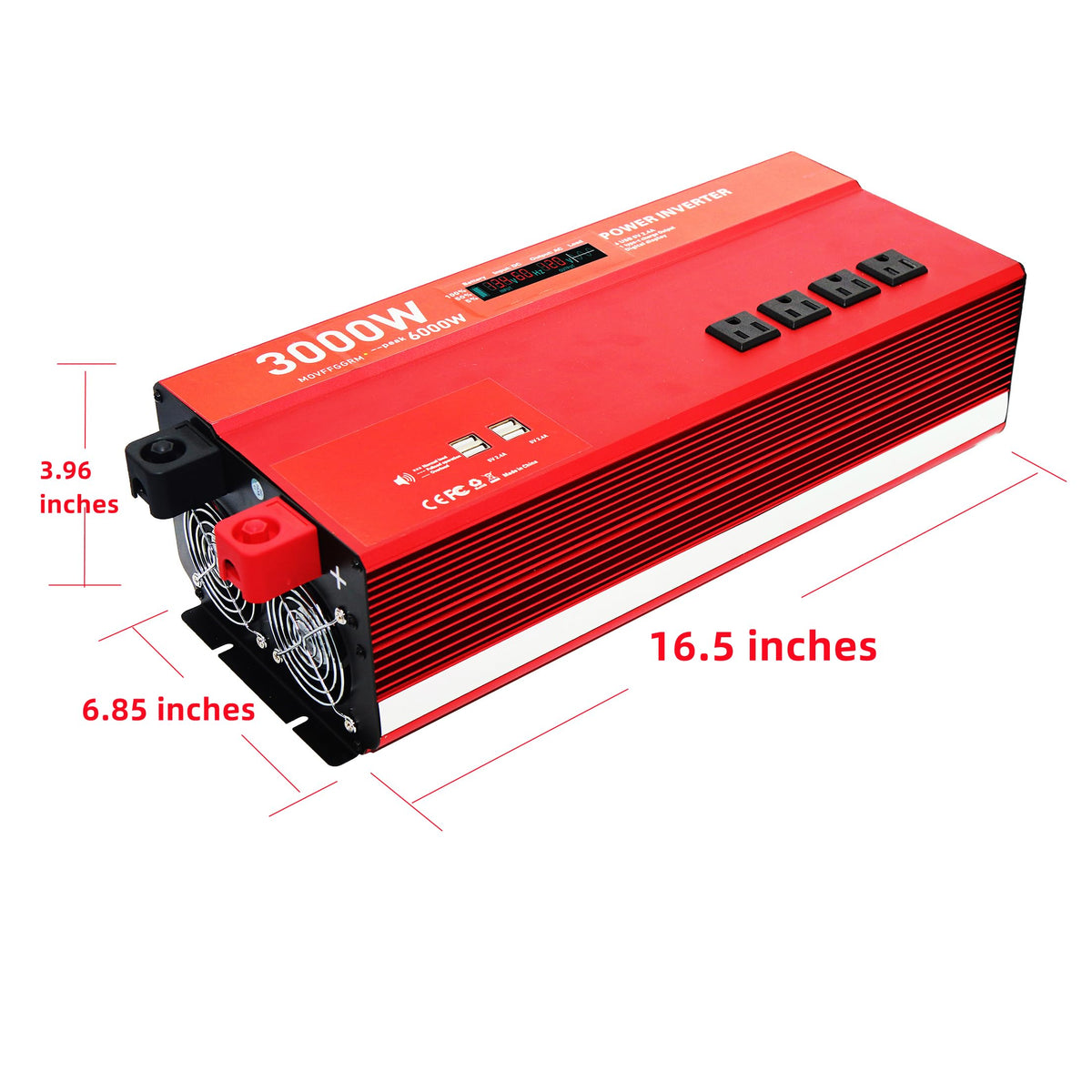 MOVFFGGRM Modified Sine Wave Power Inverter Red – Electroeshop