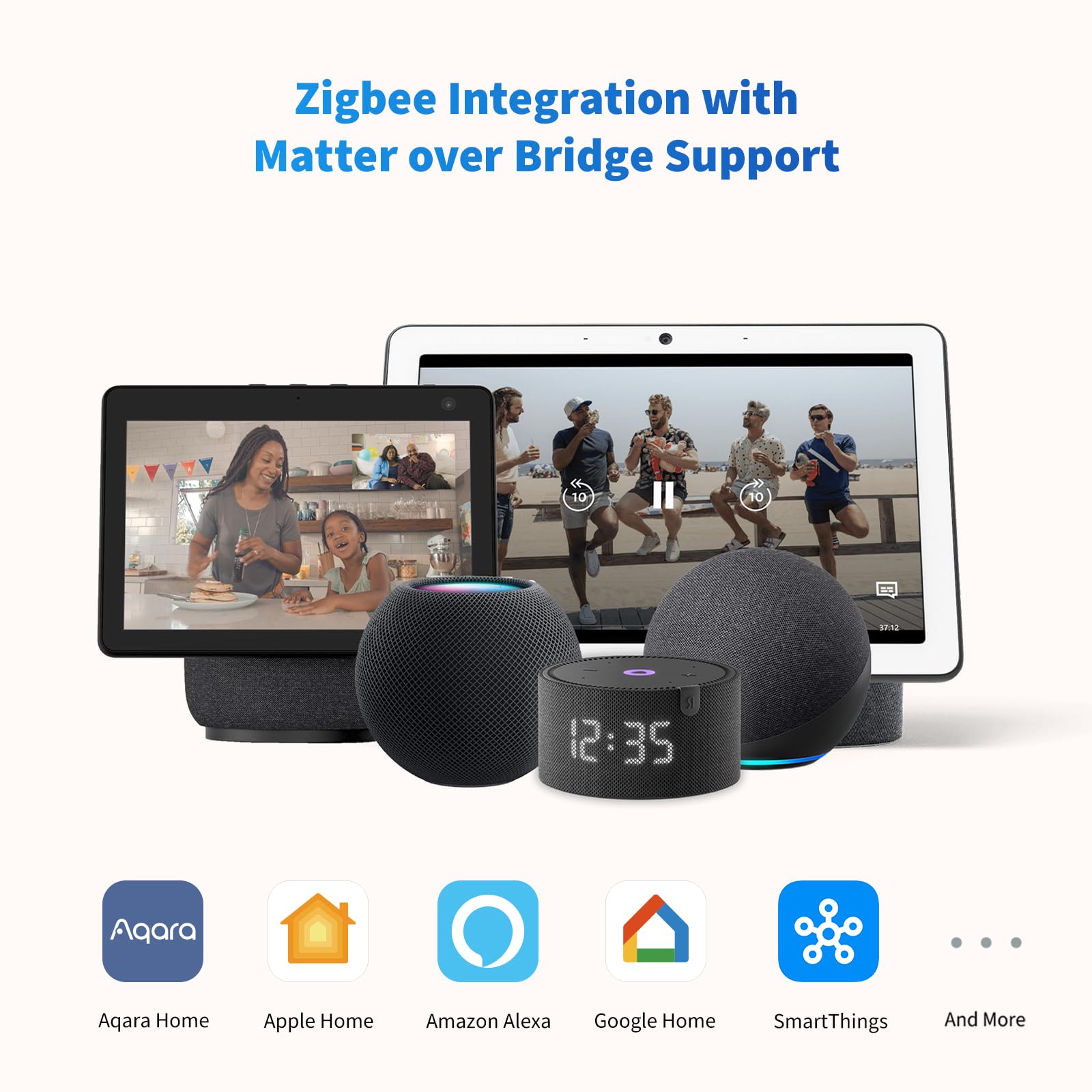 Aqara Smart Valve Controller T1 With Matter, Requires Aqara Zigbee 3.0 Hub, Combined With Water Leak Detectors For Home, Support