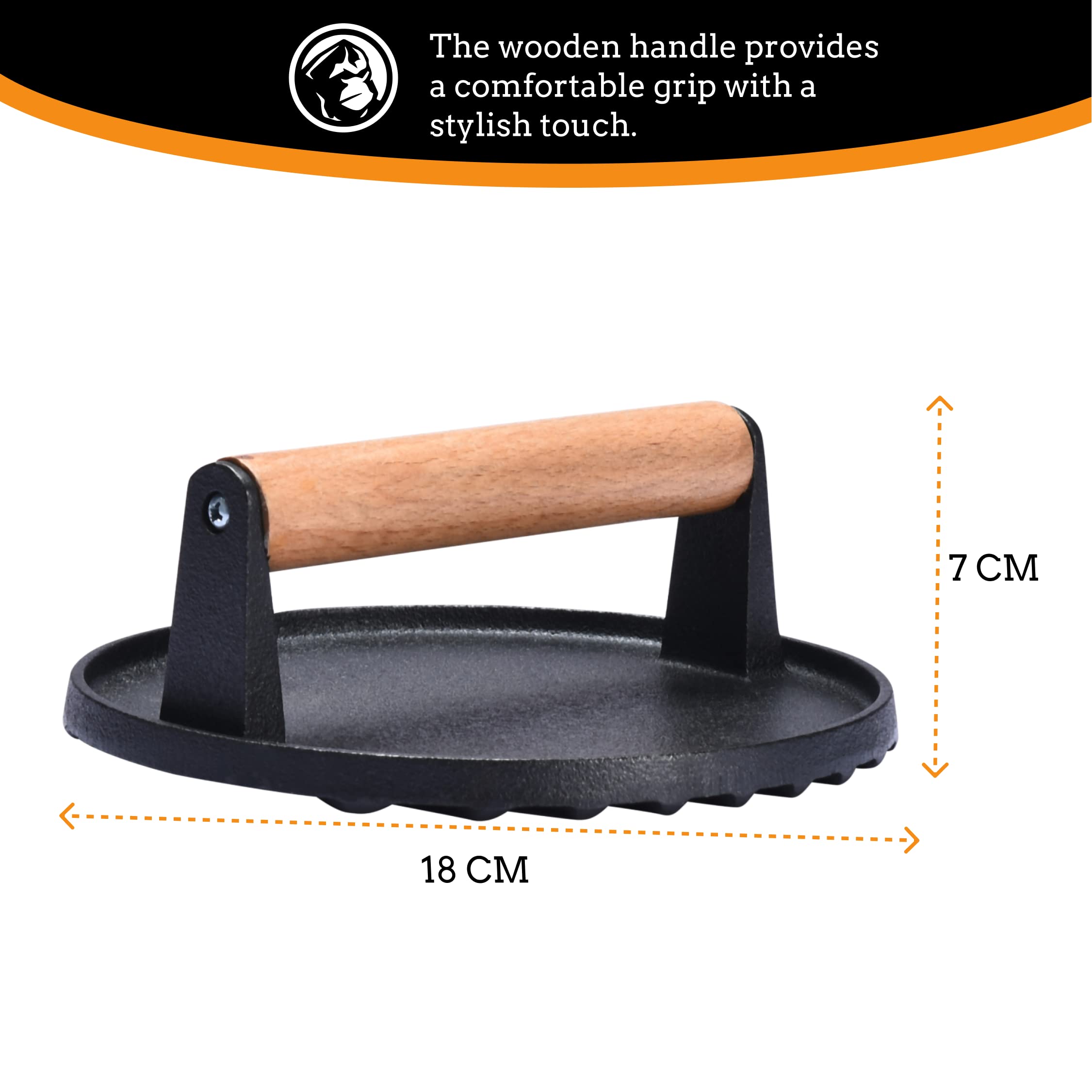 Mountain Grillers Burger Press Patty Maker   Non Stick Hamburger Mold Kit For Stuffed Burgers, Smash Burgers And Buns   Bonus 40