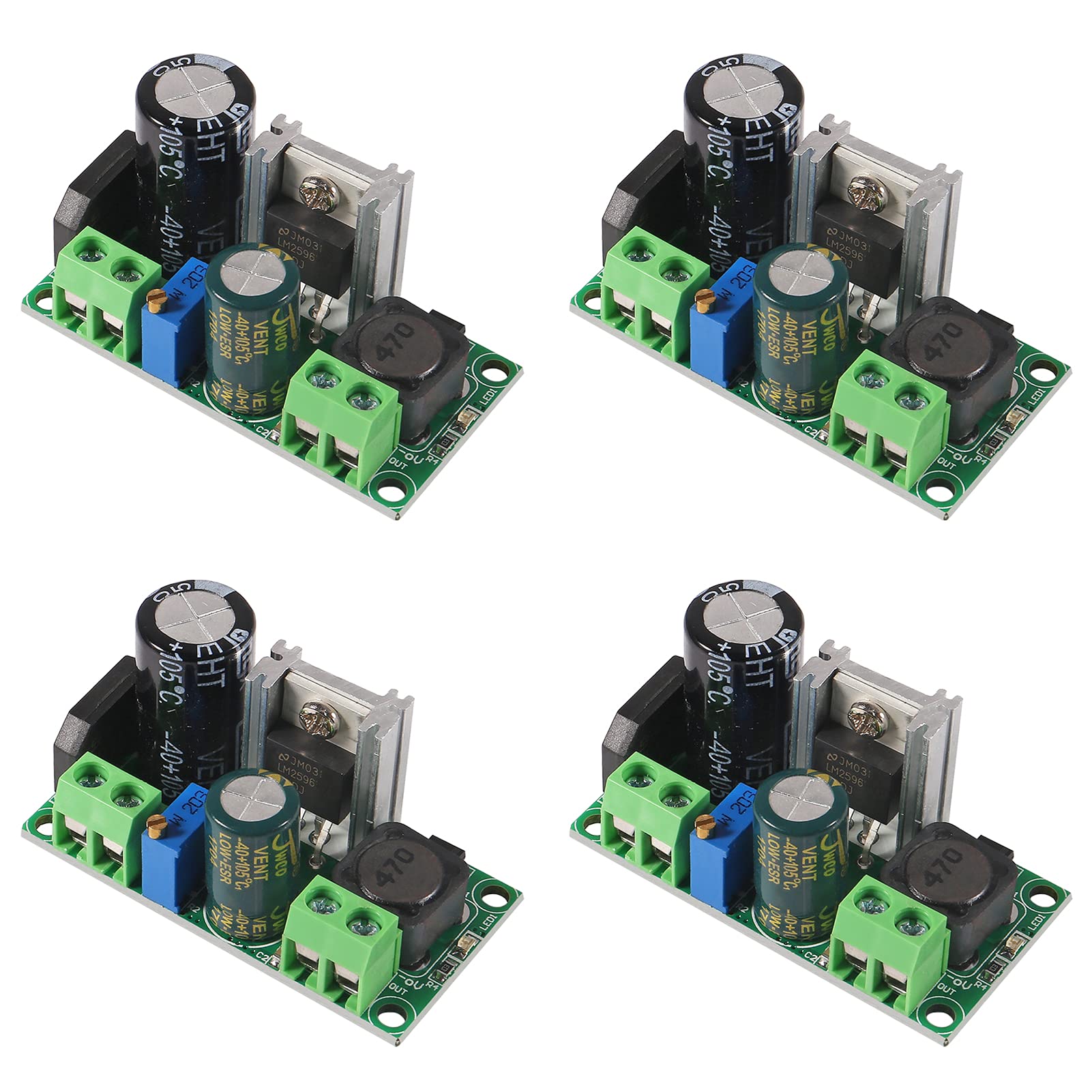 Umlife 4Pcs Ac/Dc To Dc Step Down Buck Converter Ac 5 30V Dc 5 48V 24V 36V 48V To Dc 2.5 35V 12V Voltage Regulator Board 2A Adju