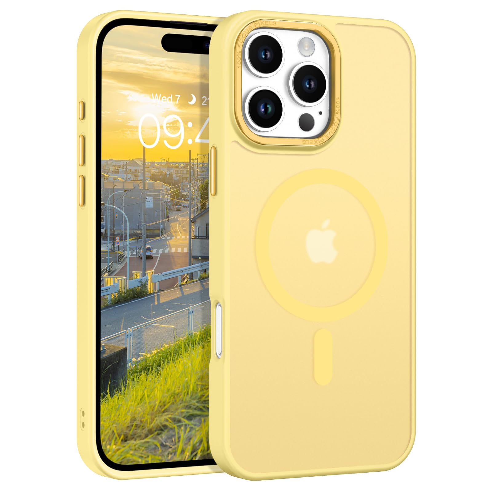 BENTOBEN for iPhone 16 Pro Case 2024, Phone Case iPhone 16 Pro Magnetic Case [Compatible with MagSafe] Translucent Matte Shockpr