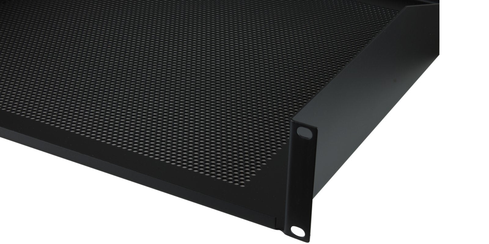 Penn Elcom 2U Vented Rack Shelf Shelf � 2U Black Steel 482.6 Mm 368,2 Mm; 88.9 Mm (Black)