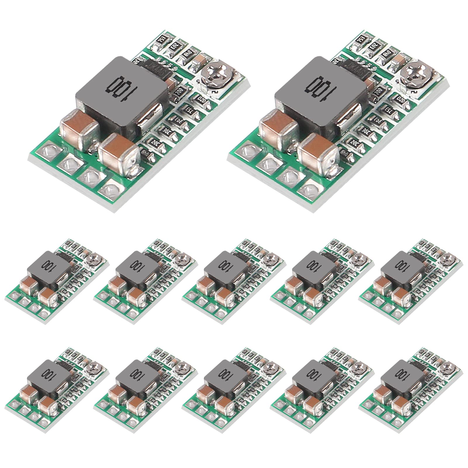 Alinan 12Pcs Step Down Power Supply Module Mini Dc Dc 12 24V To 5V 3A Voltage Buck Converter Adjustable 1.8V 2.5V 3.3V 5V 9V 12V