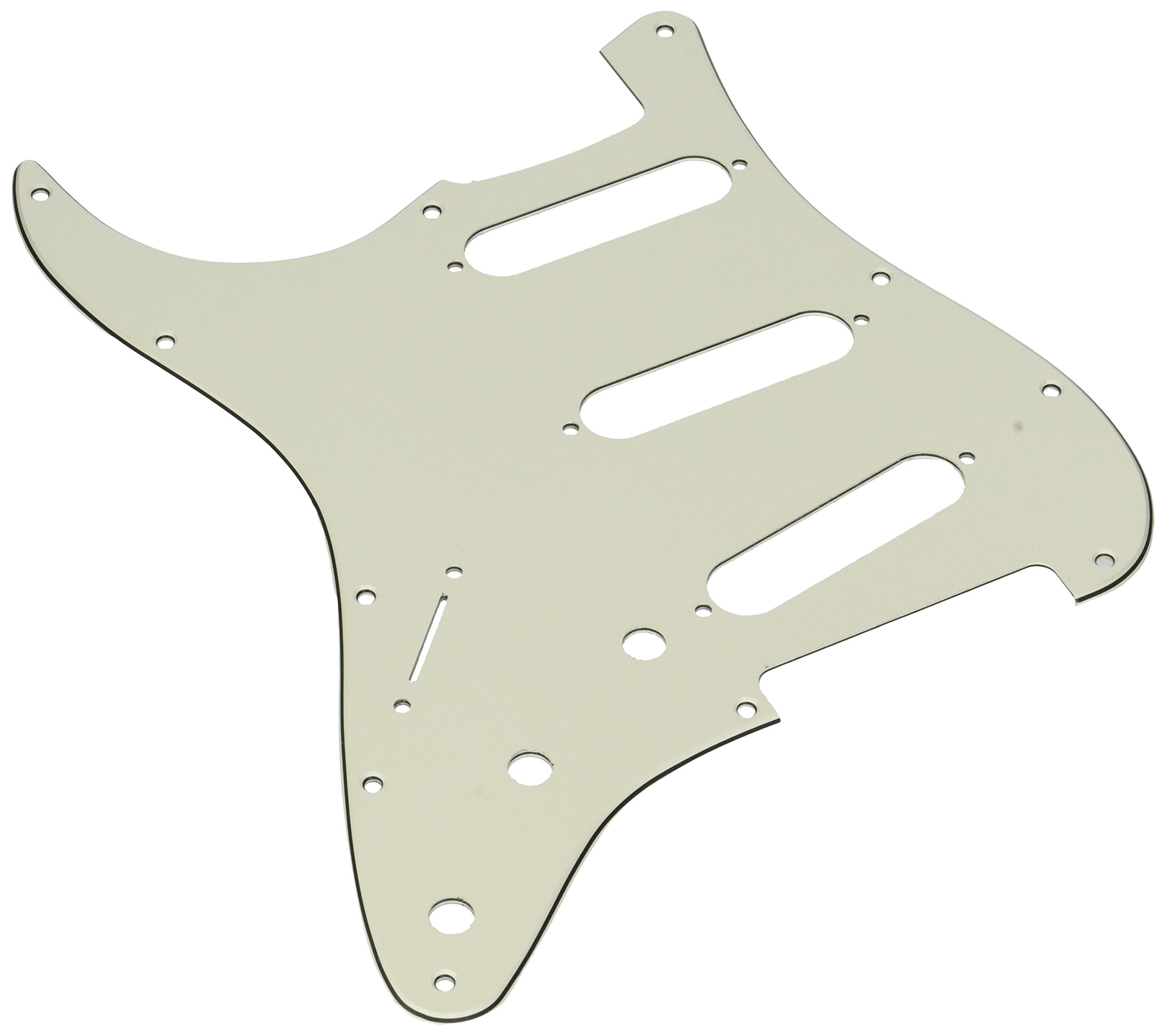 Fender Modern Pickguard, Stratocaster LH, 11-Hole - Parchment 3-Ply