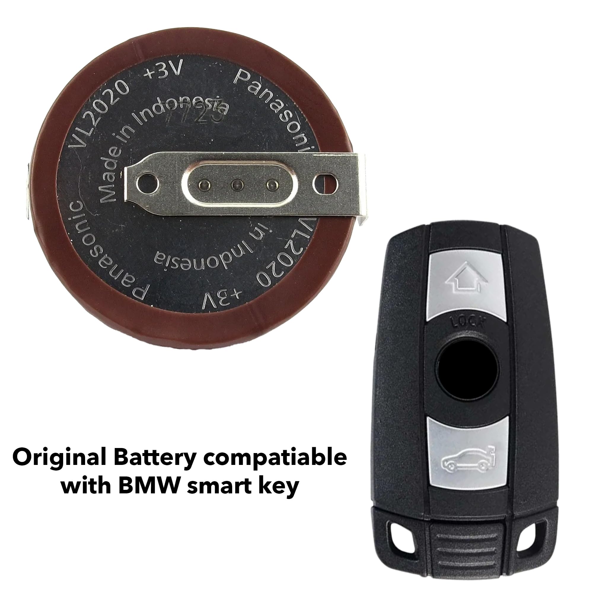 Oem Vl2020 Ml2020 - Rechargeable Battery - Lithium Coin 3V 20Mm 90 Degree Tab (1-Pack)