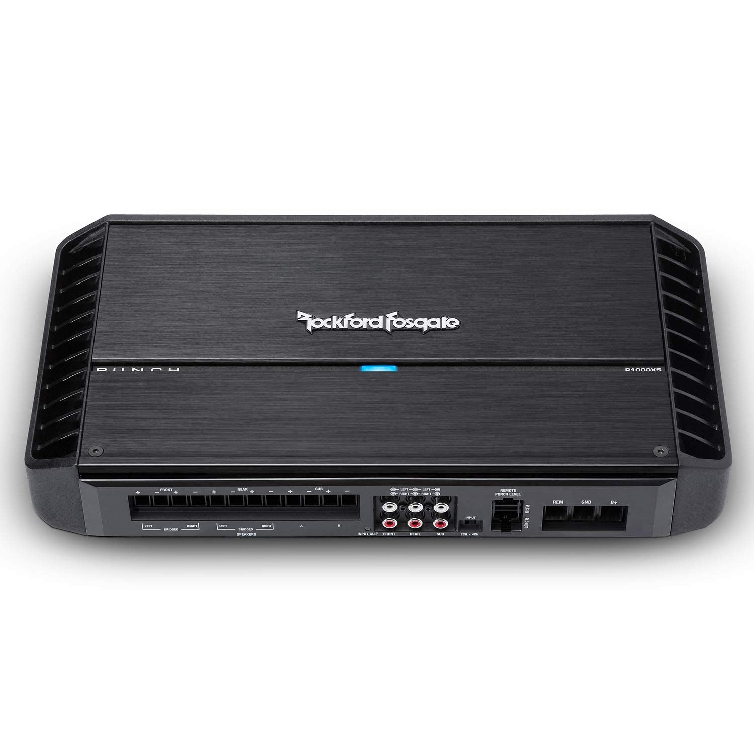 Rockford Fosgate Punch P1000X5 1000W 5 Channel Amplifier - Black, Model P1000X5