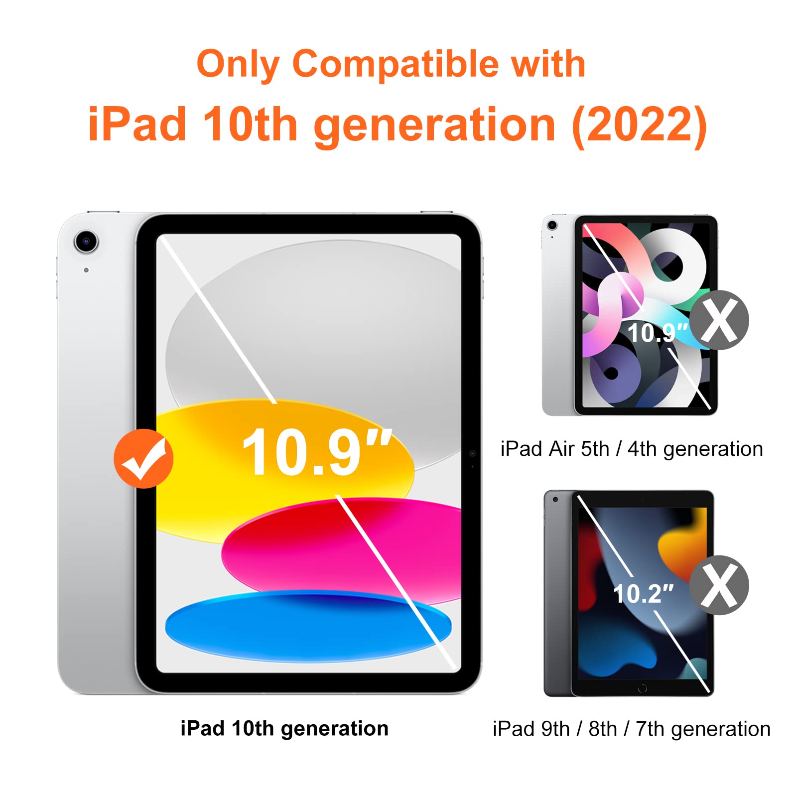 Kct Nano Texture Glass Screen Protector Compatible With Ipad 10Th Generation (10.9 Inch, 2022), Silkfeel, Compatible With Apple Pencil, Ez Kit, Touch Like Silk, Tempered Glass, Anti Glare