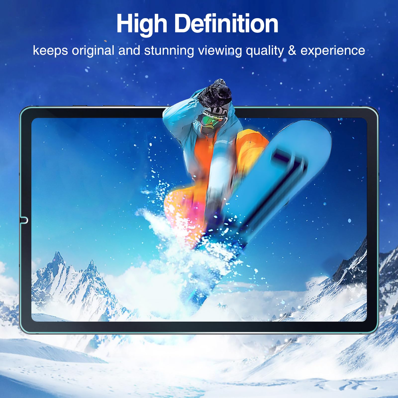 Procase Screen Protector For Galaxy Tab S6 Lite 10.4 Inch 2024/2022/2020(Sm P620/P625/P613/P619/P615/P610), Hd Clear 9H Hardness