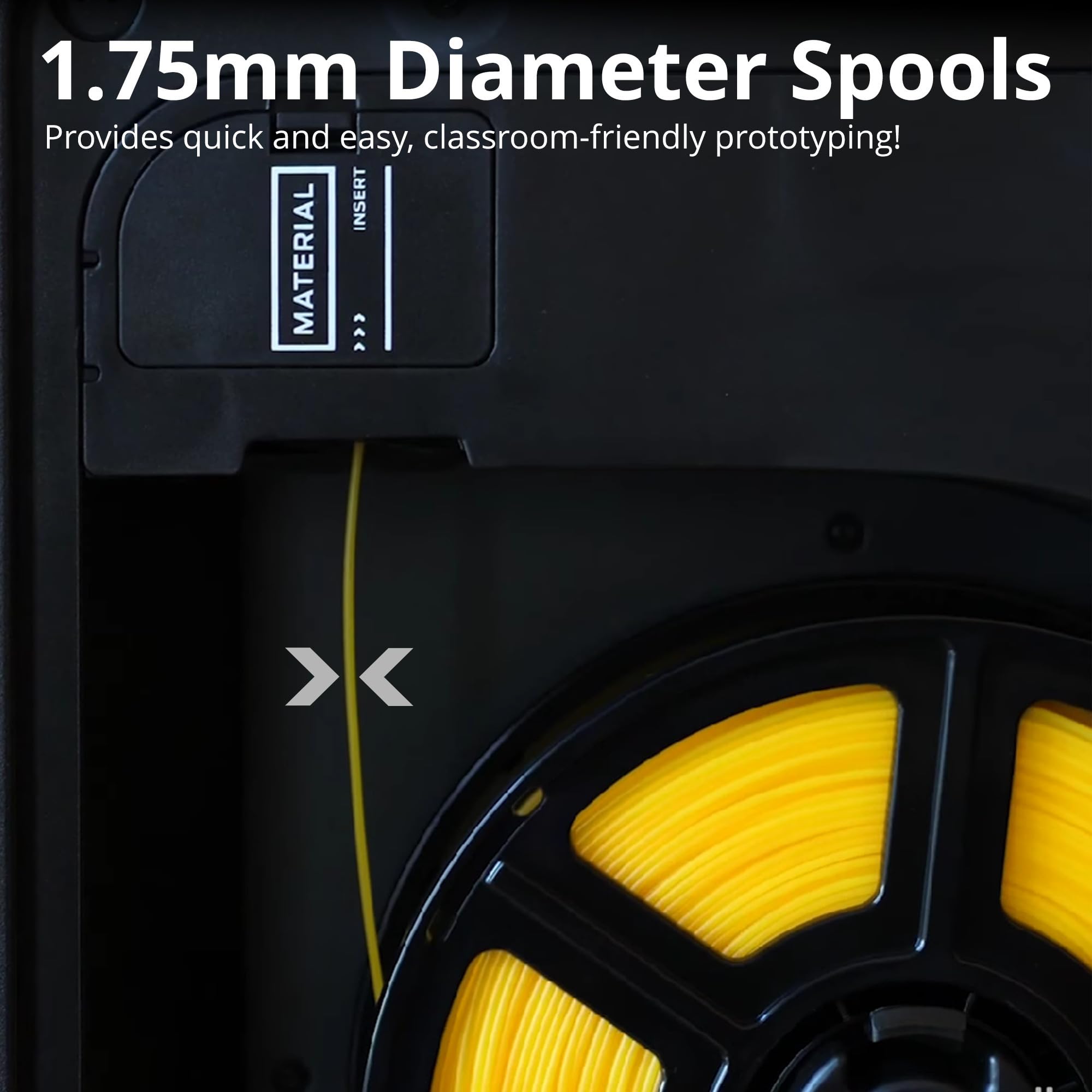 Makerbot Mp05789 Pla 3D Printing Filament Small Spool With Grip Surface For Replicator Mini And Mini+ 3D Printers, Non-Toxic Res