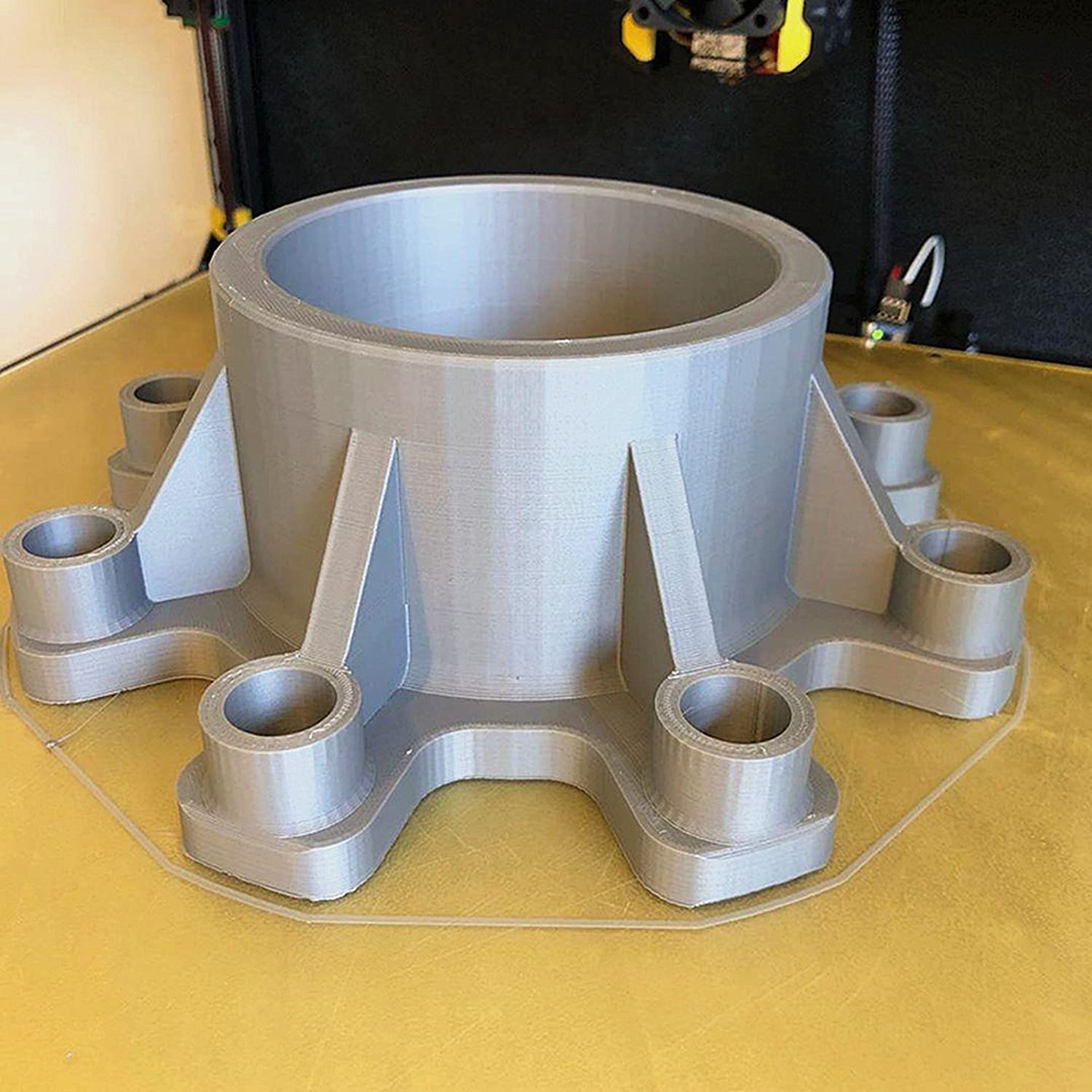 Esun 1.75Mm Gray Abs+ 3D Printer Filament 1Kg Spool (2.2Lbs), Gray