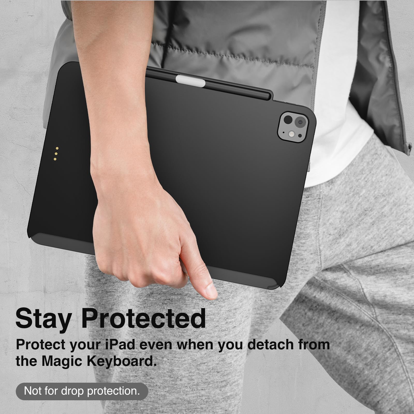 Switcheasy Coverbuddy Lite For 2024 Ipad Pro 13''   Ipad Pro Case Compatible With Magic Keyboard For Ipad Pro (M4), With Apple P