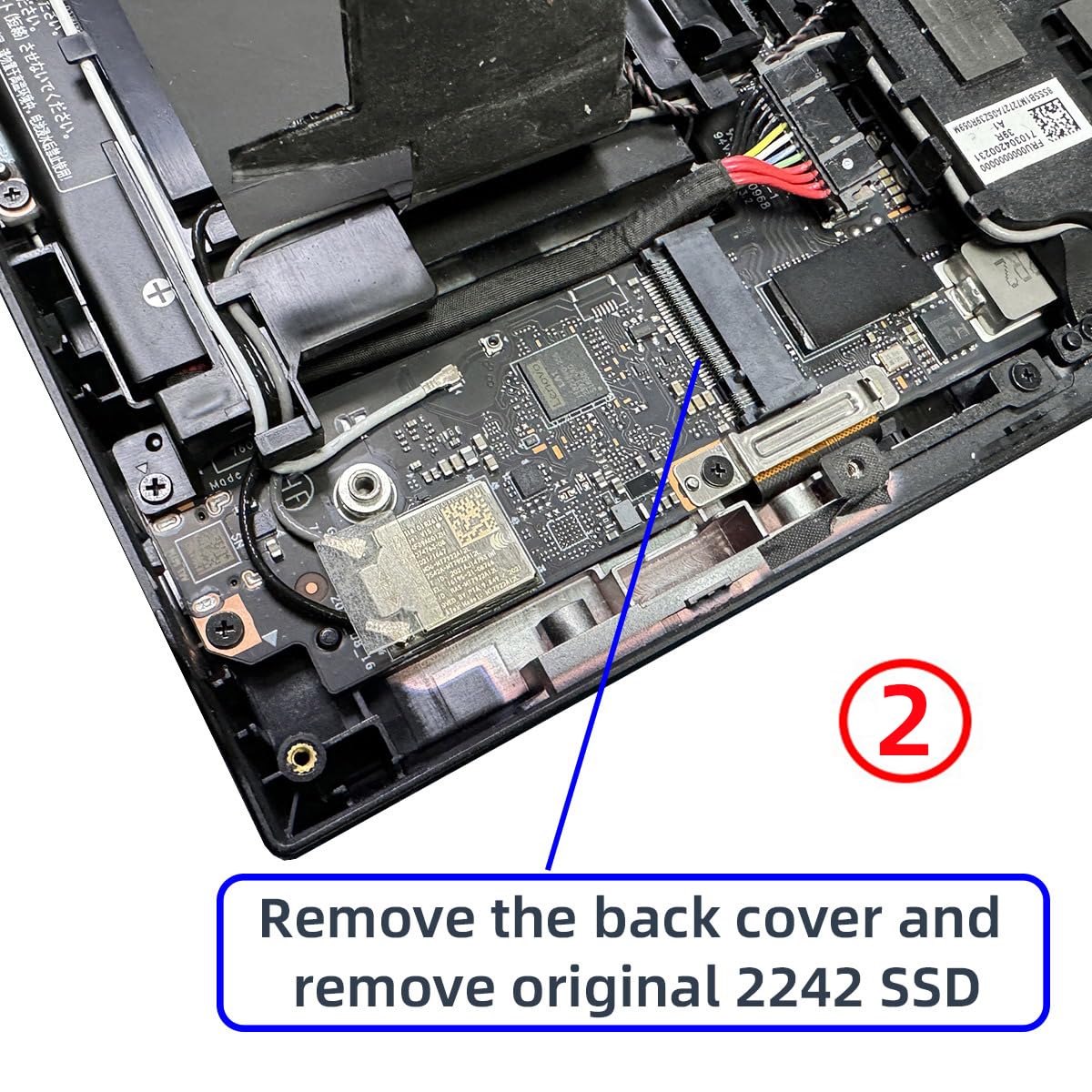 Cablecc Nvme M Key Ngff 22X42Mm To 22X80Mm Male To Female Extension Ssd Adapter Compatible With Legion Go Game Boy