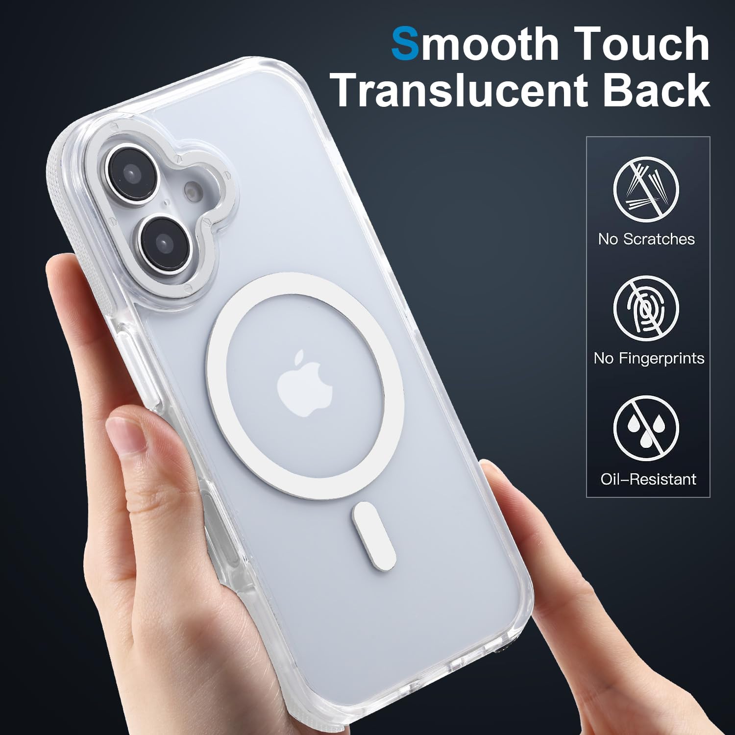 Yzoiko Strong Magnetic Case For Iphone 16 [10Ft Military Grade Protection] Compatible With Magsafe Shockproof Slim Thin Cover 6.