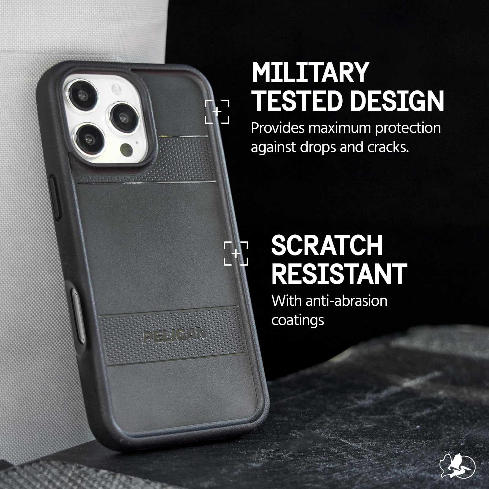 Pelican Protector Iphone 16 Pro Max Case [Compatible With Magsafe] Rugged Magnetic Phone Case With 16Ft Military Grade Drop Prot