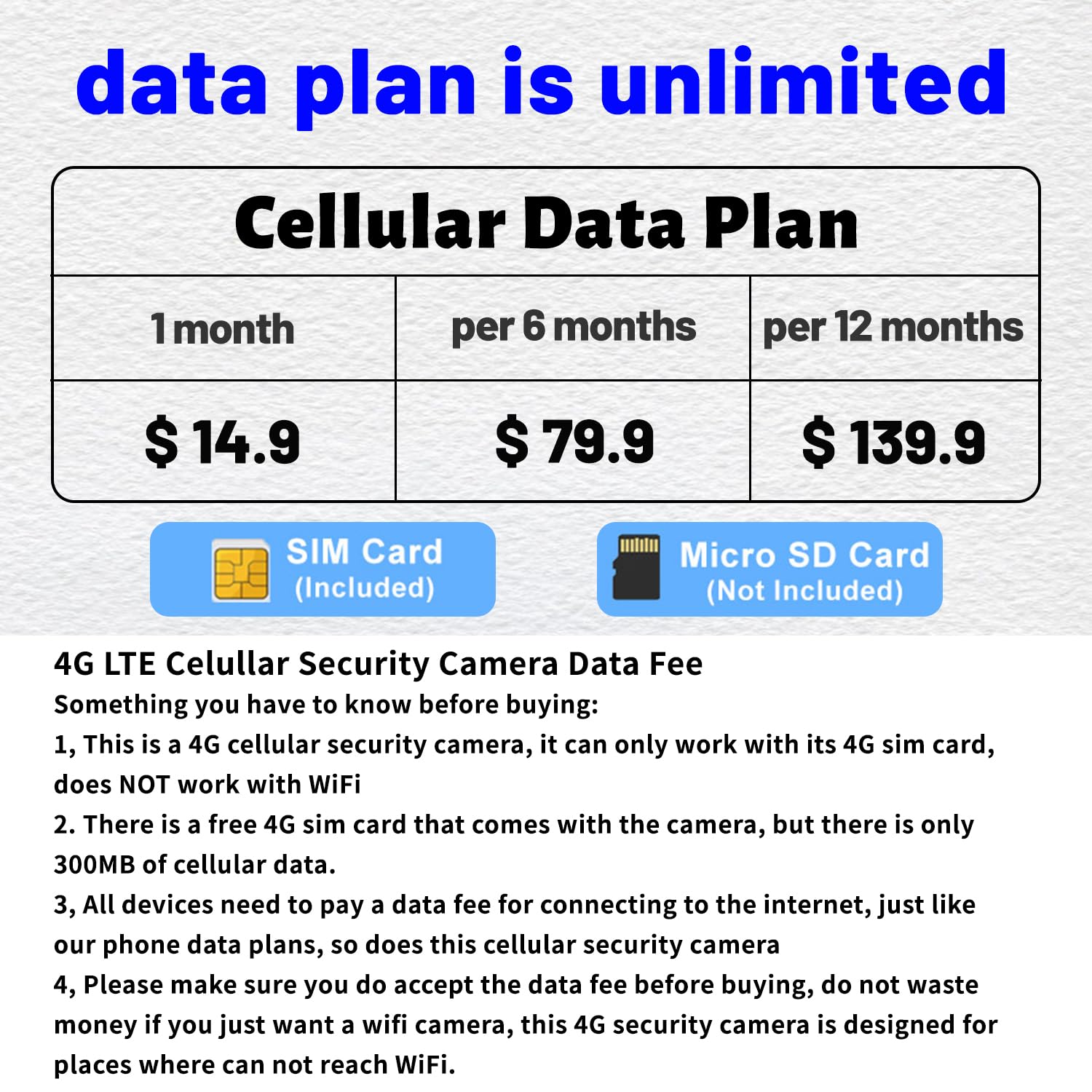 Runofast 4G Lte Cellular Security Camera,No Wifi Solar Powered Camera Outdoor,Pan Tilt,2K Hd Night Vision,2 Way Talk,Motion Dete