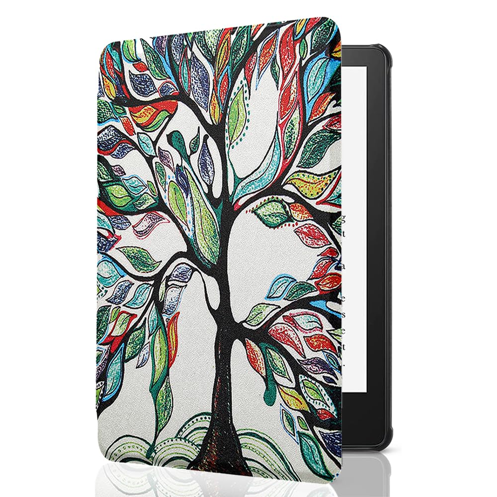 Scsvpn Case For Kindle Paperwhite   Slim Durable Pu Leather Sleeve Cover With Hand Strap, Auto Sleep/Wake   Only Fits 6.8'' Kind