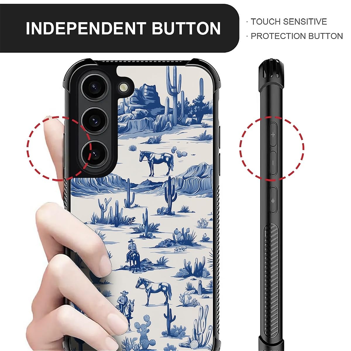 Fkbrcl4U For Samsung Galaxy S23 Plus Case,Graphic Design For Girl Boy Soft Silicone Hard Acrylic Shock Protection Designed For S